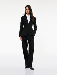 Koton X Sibil Çetinkaya - Slim Fit Cepli Uzun Kollu Blazer Ceket