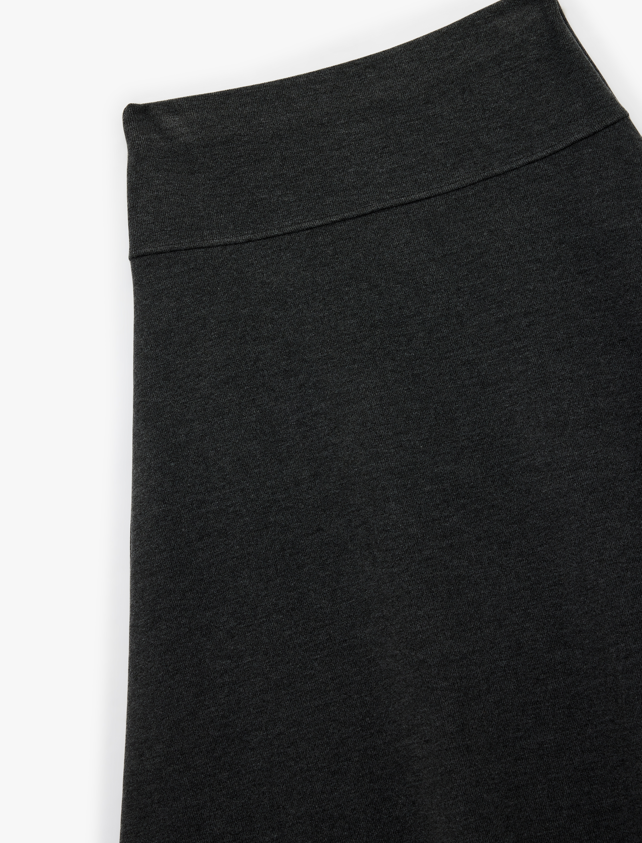   Dikiş Detaylı A Kesim Midi Etek