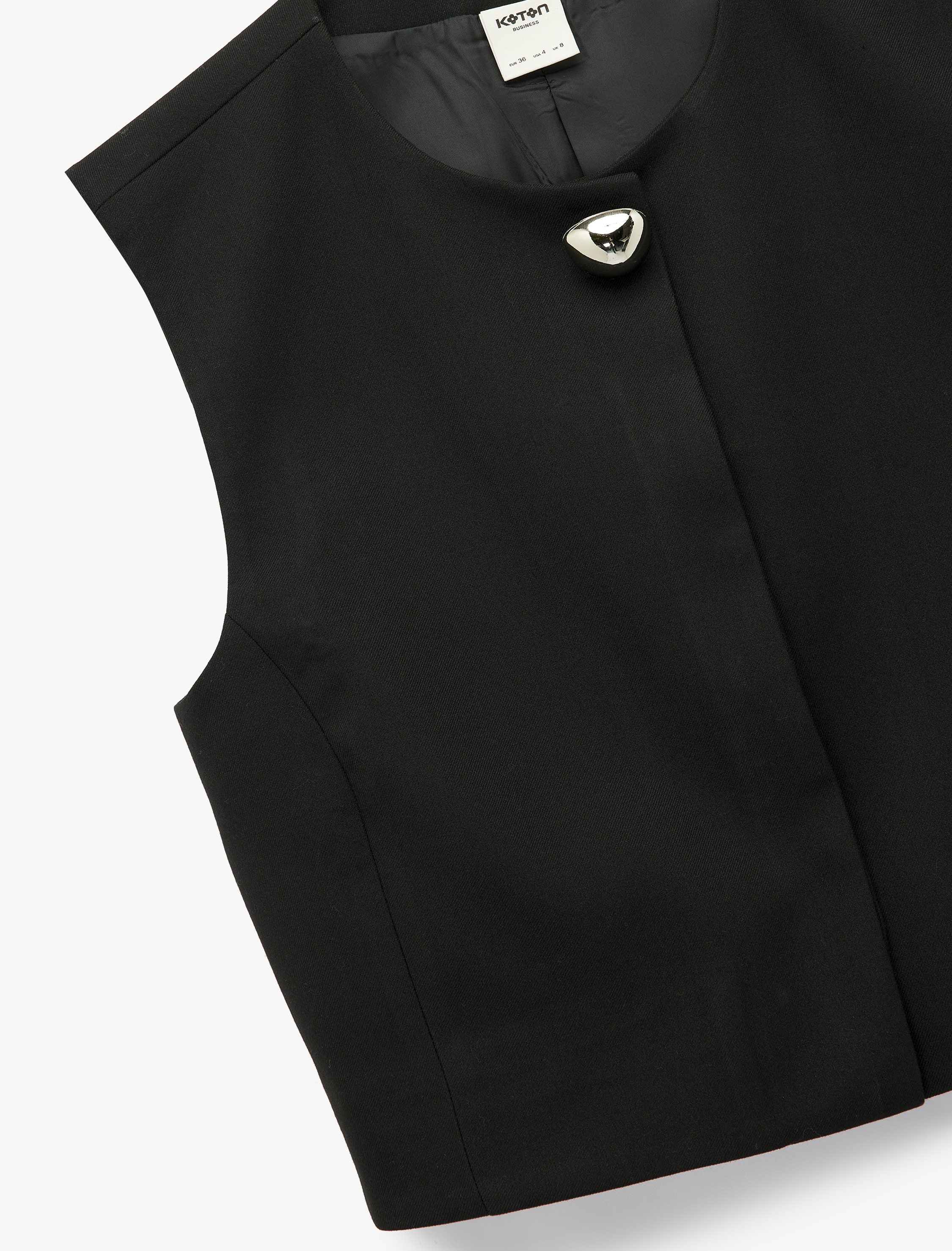   Metal Aksesuarlı Kolsuz Bisiklet Yaka Yelek