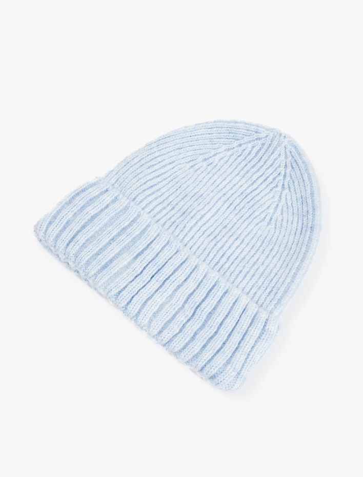 Kadın Basic Katlı Örgü Bere