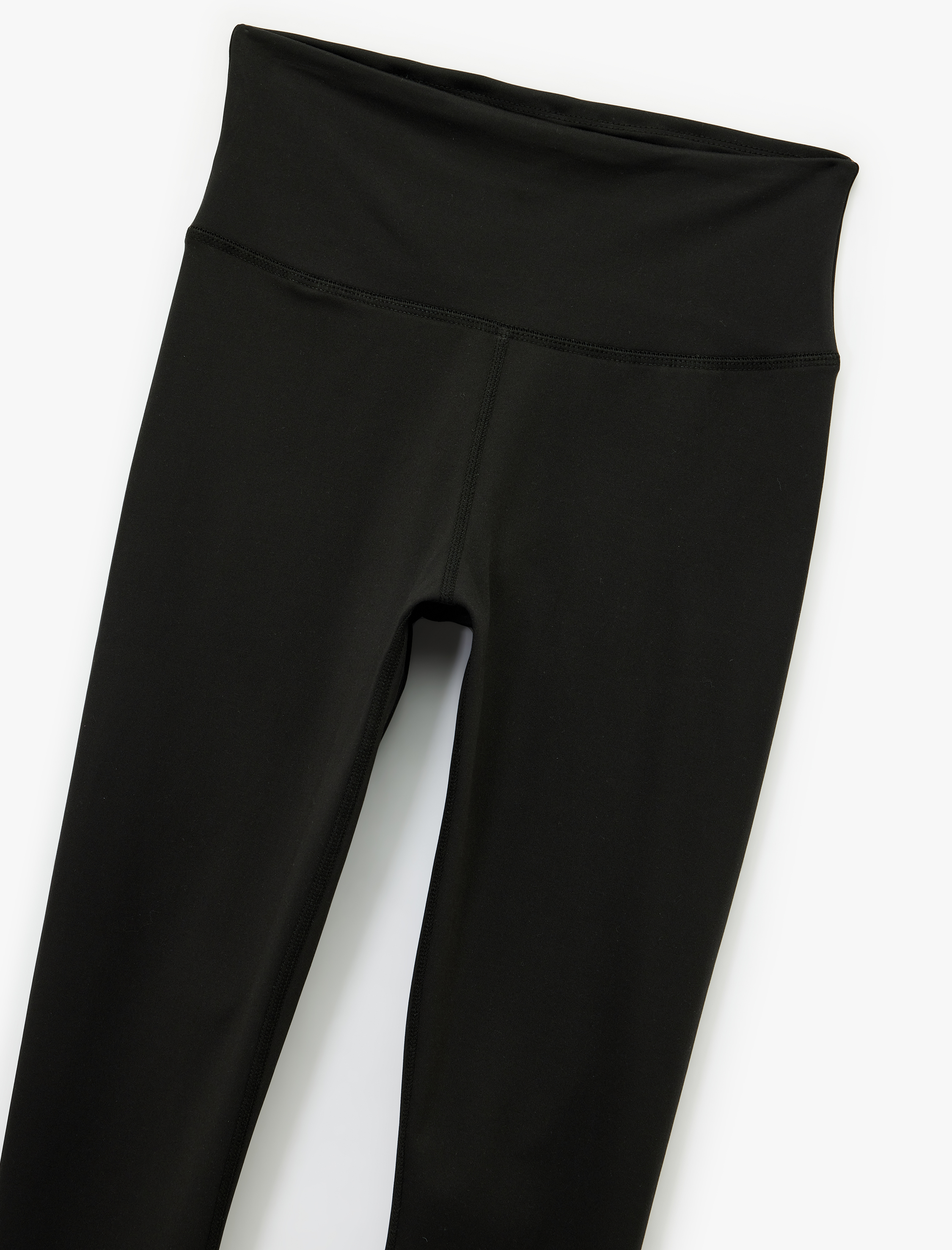   Yüksek Bel Dikiş Detaylı Slim Fit Spor Tayt