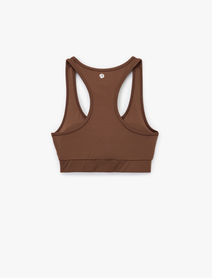  U Yaka Askılı Sporcu Sütyeni