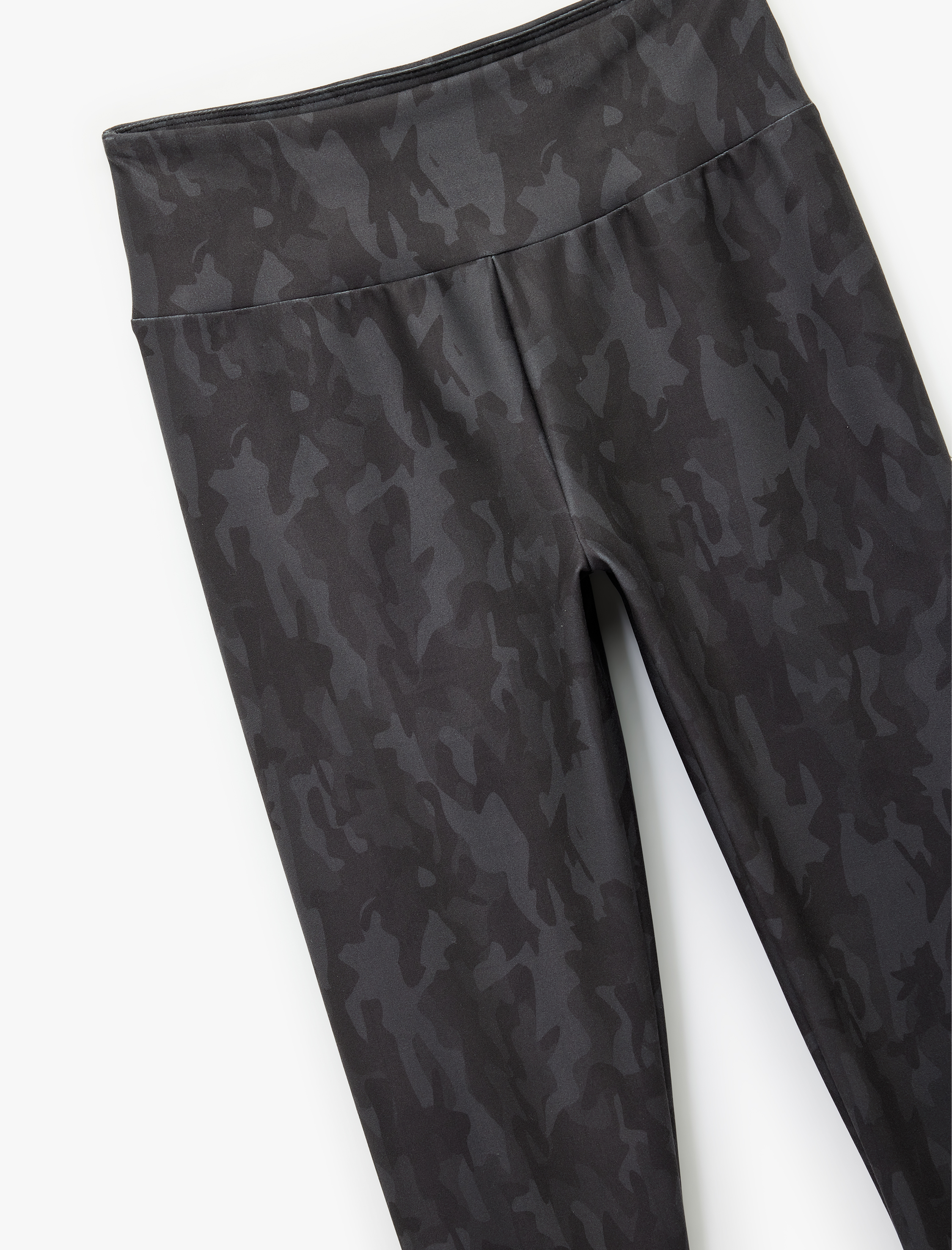   Kamuflaj Desenli Yüksek Bel Spor Tayt