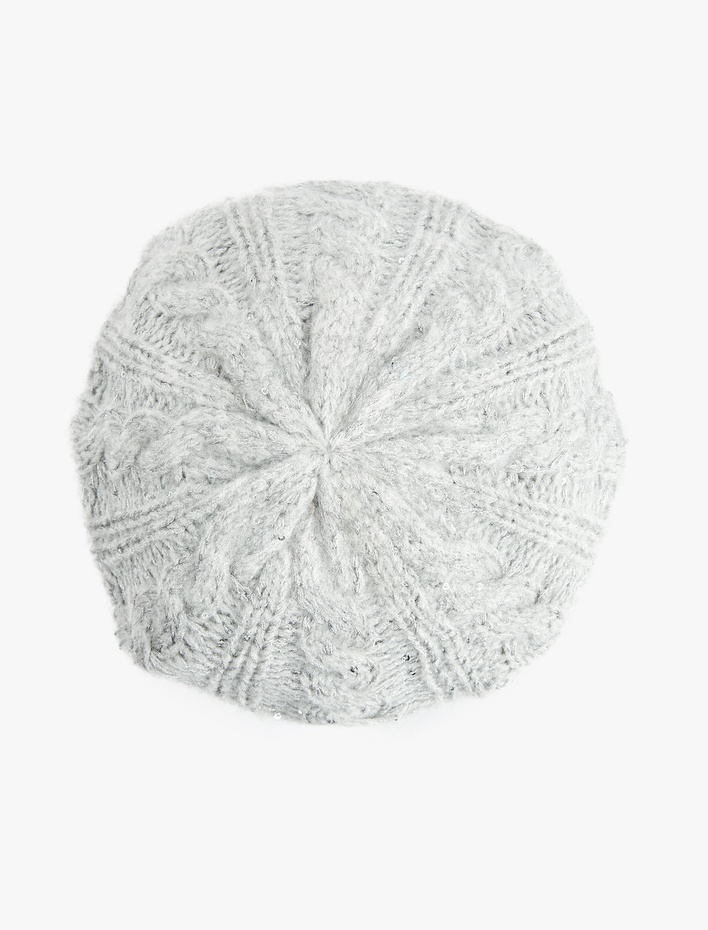 Kadın Örgü Detaylı Bere