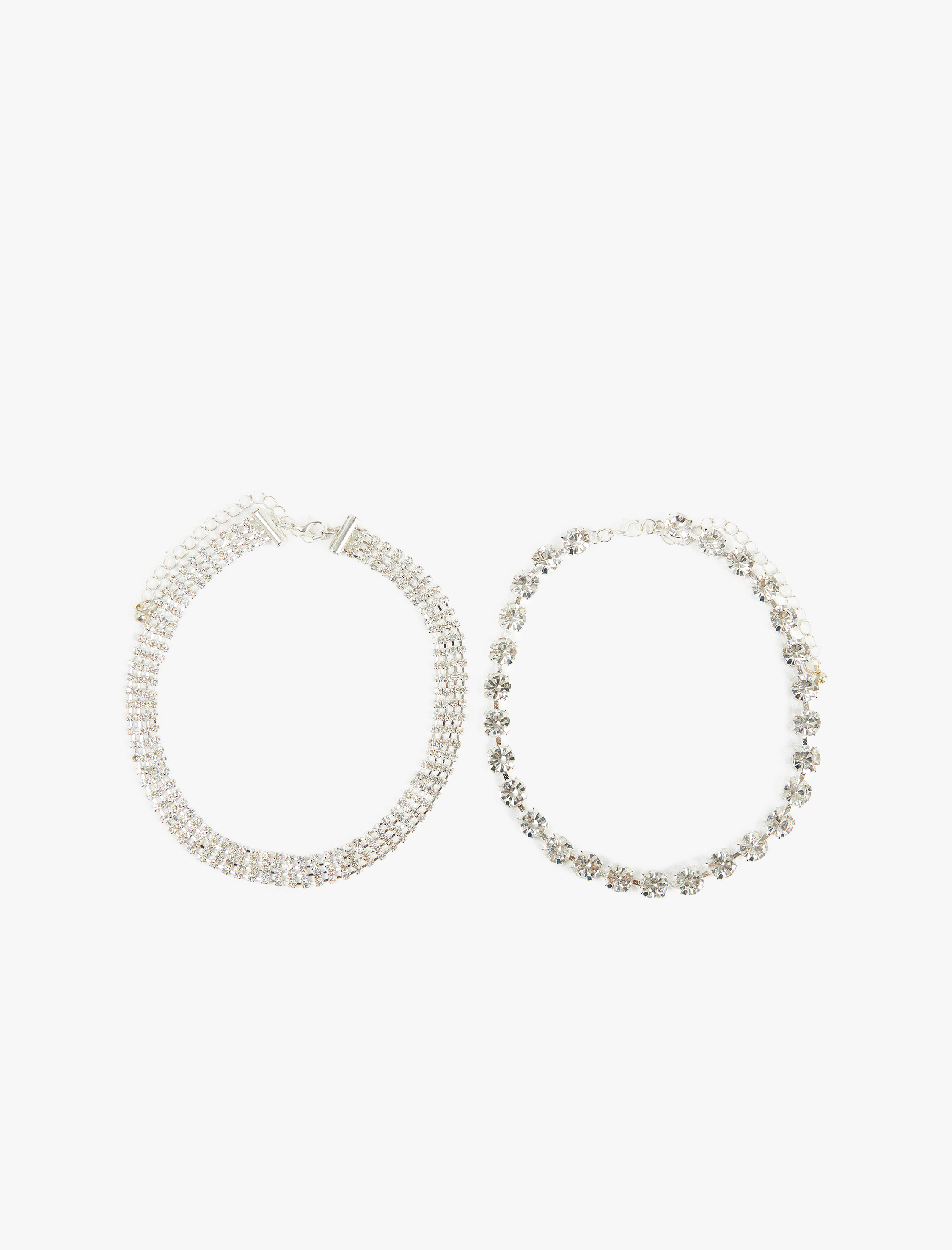  Kadın Taşlı 2'li Choker Kolye Seti - Koton X Sibil Çetinkaya