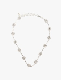 Taşlı Çiçekli Kolye - Koton X Sibil Çetinkaya