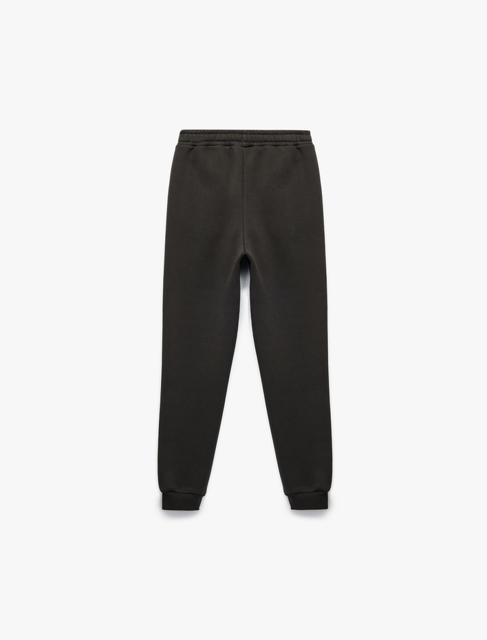 Erkek Çocuk Cepli Beli Bağcıklı Basic Eşofman Altı