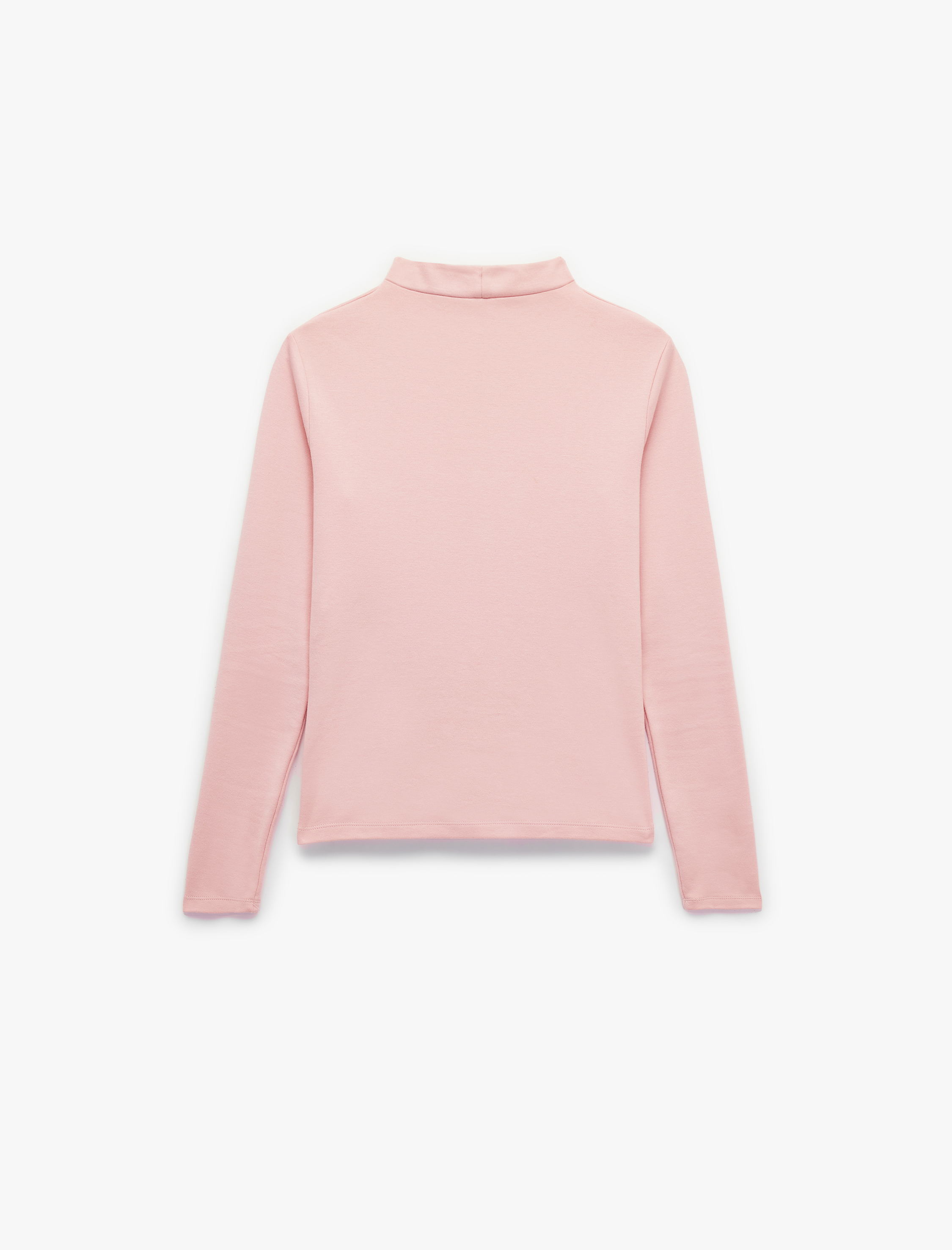 Koton X Sibil Çetinkaya - Pamuklu Slim Fit Uzun Kollu Dik Yaka Body