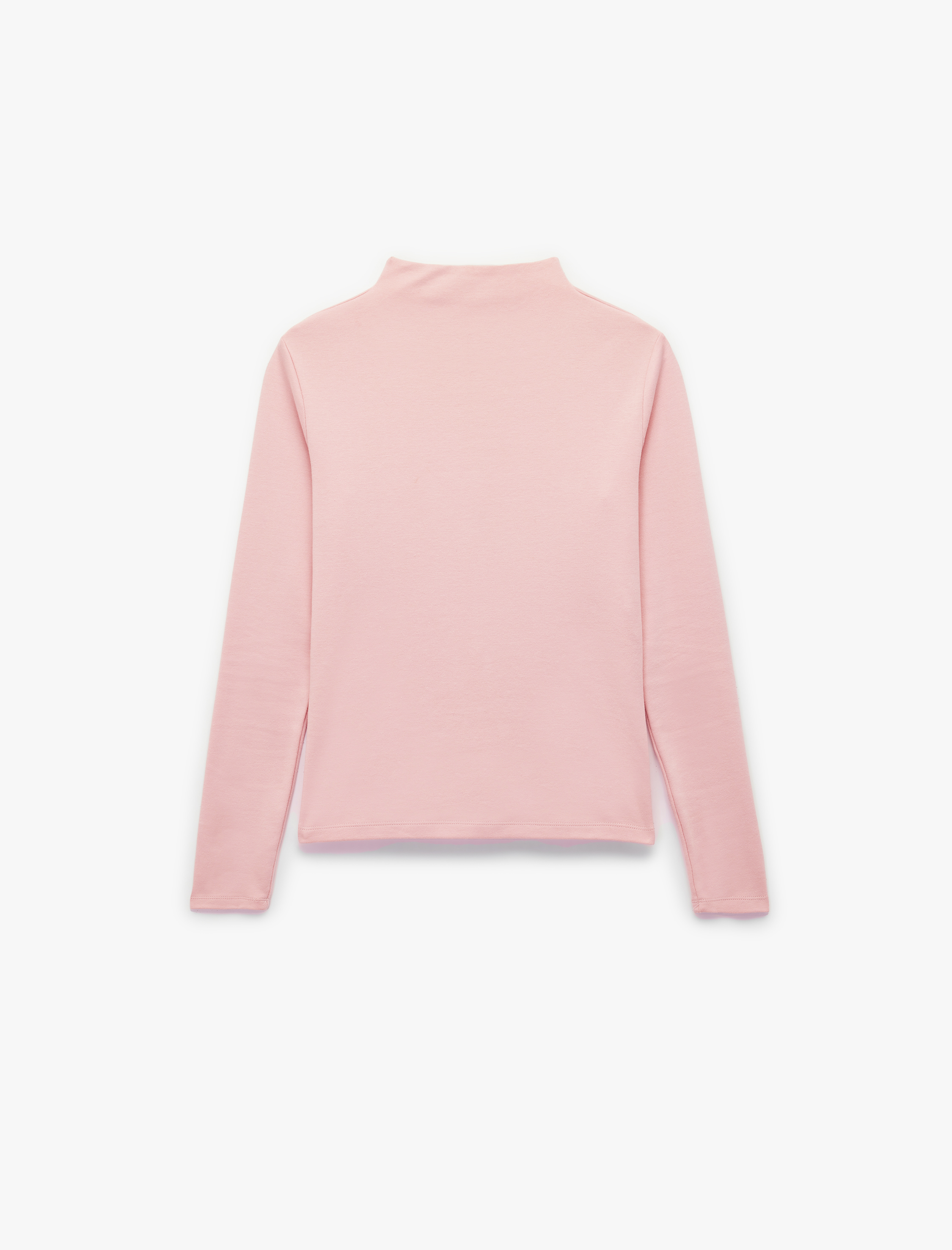 Koton X Sibil Çetinkaya - Pamuklu Slim Fit Uzun Kollu Dik Yaka Body