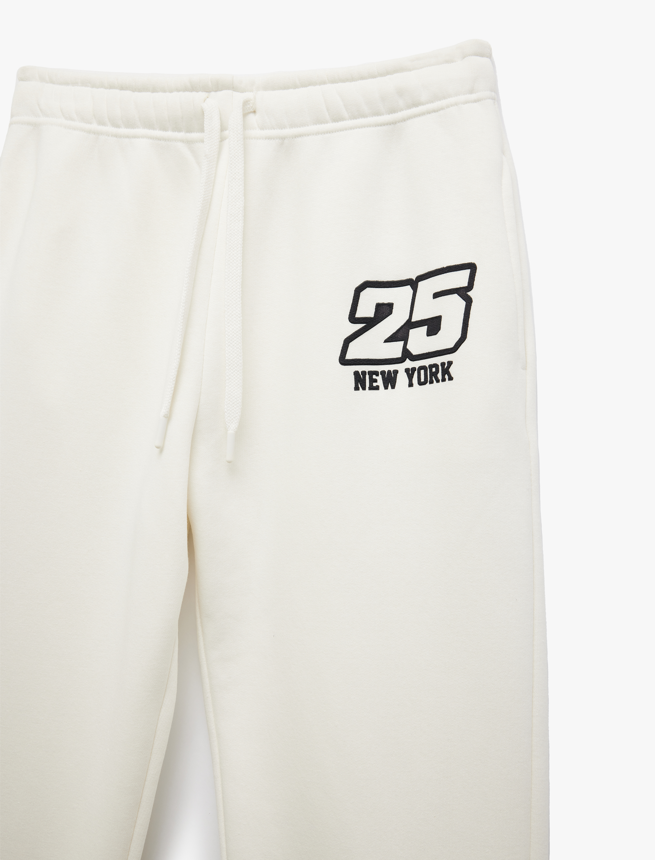   Üç İplik Şardonlu Cepli Bağcıklı Baskılı Rahat Kalıp Jogger Eşofman Altı