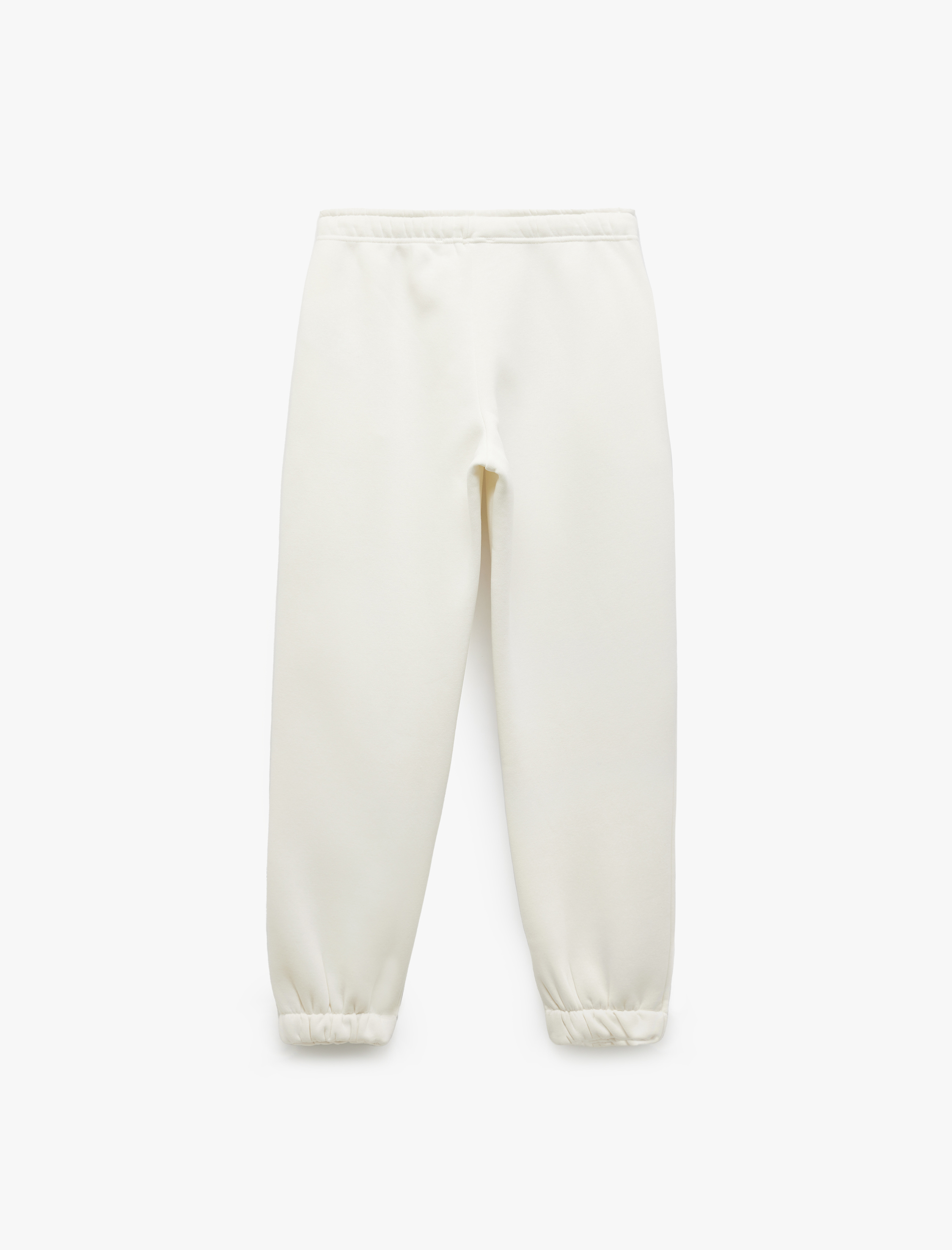   Üç İplik Şardonlu Cepli Bağcıklı Baskılı Rahat Kalıp Jogger Eşofman Altı