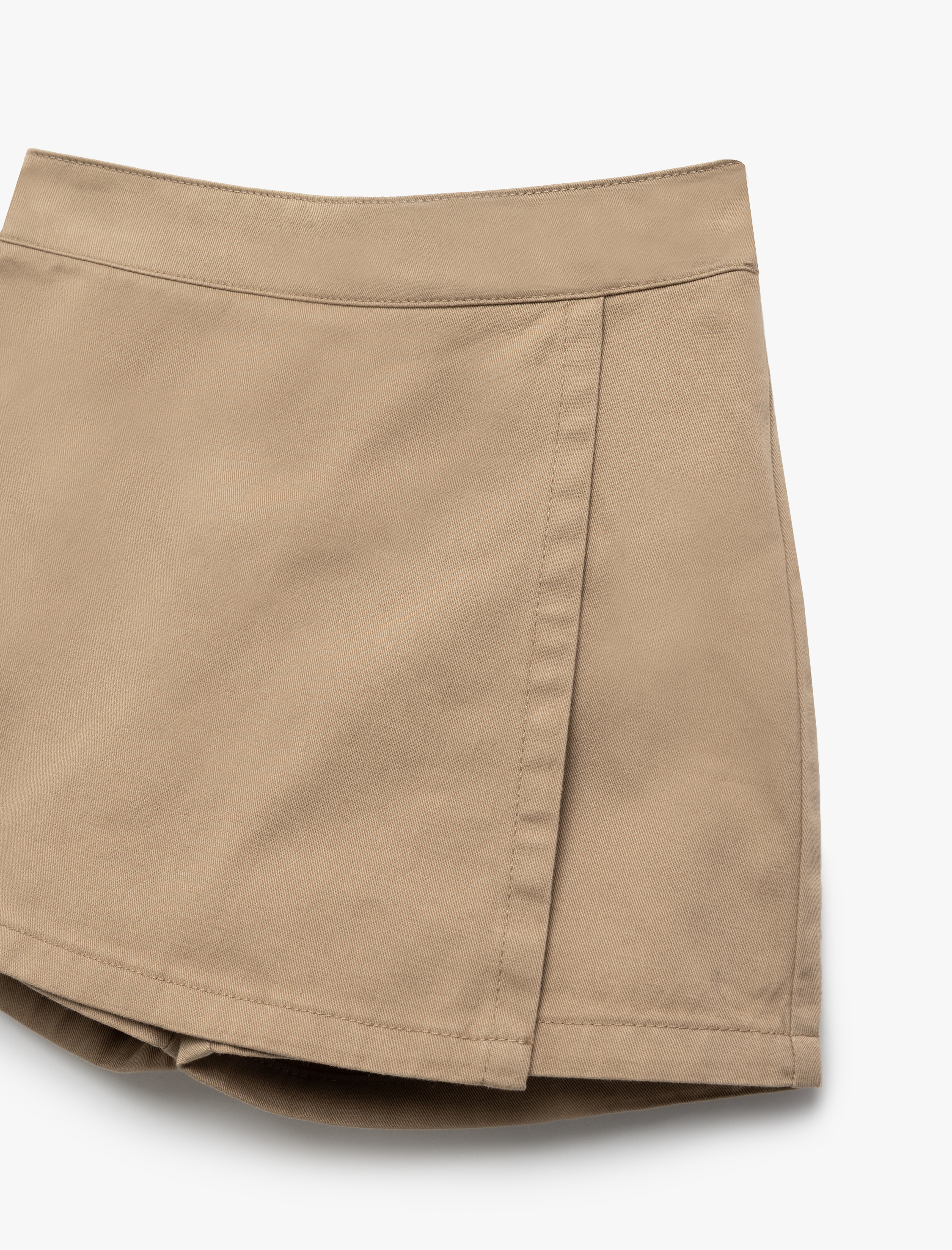  Kız Çocuk Pamuklu Gabardin Şort Etek