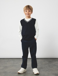 Bisiklet Yaka Pamuklu Basic Uzun Kollu Basic Tişört