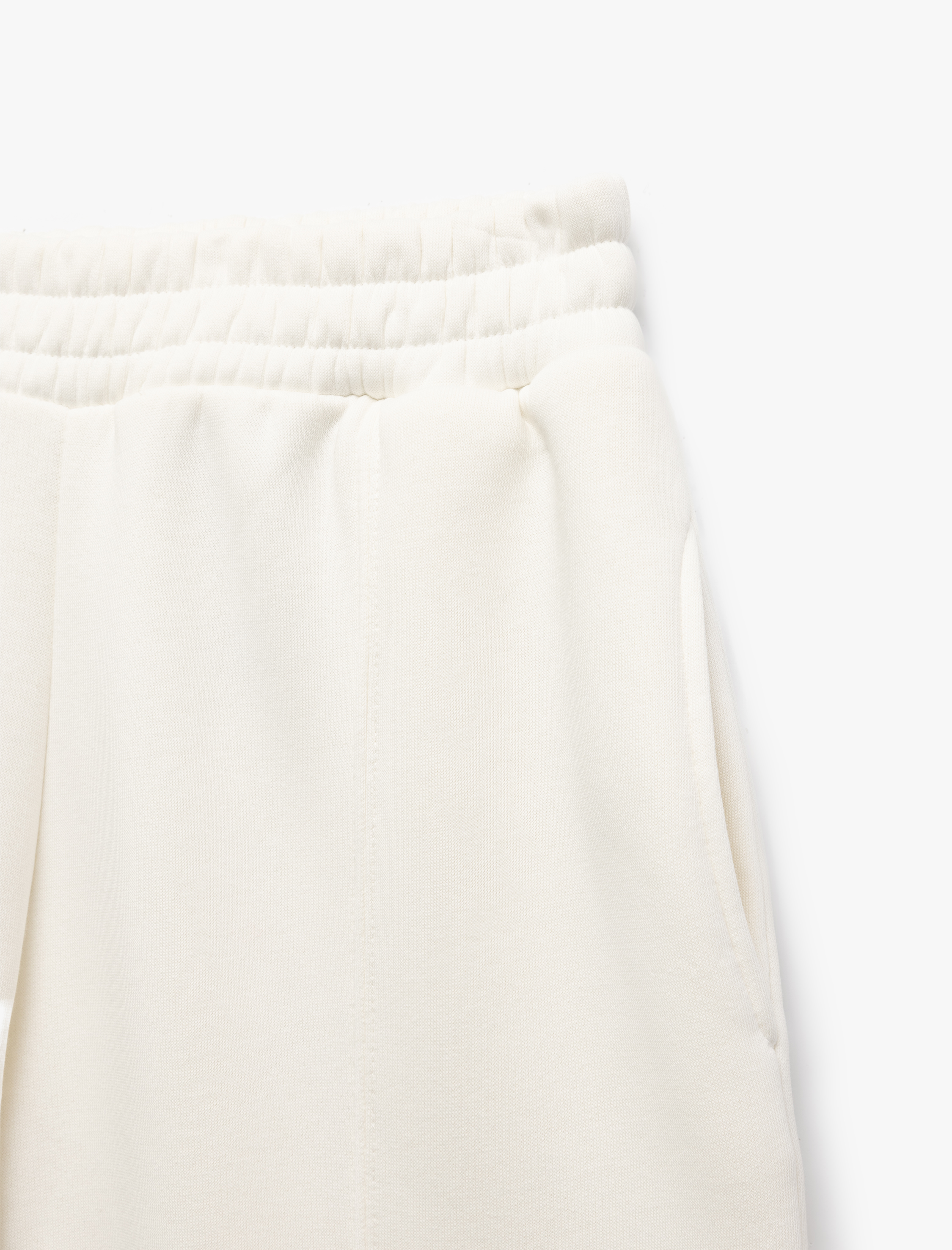   Üç İplik Şardonlu Cep Detaylı Yüksek Bel Jogger Eşofman Altı