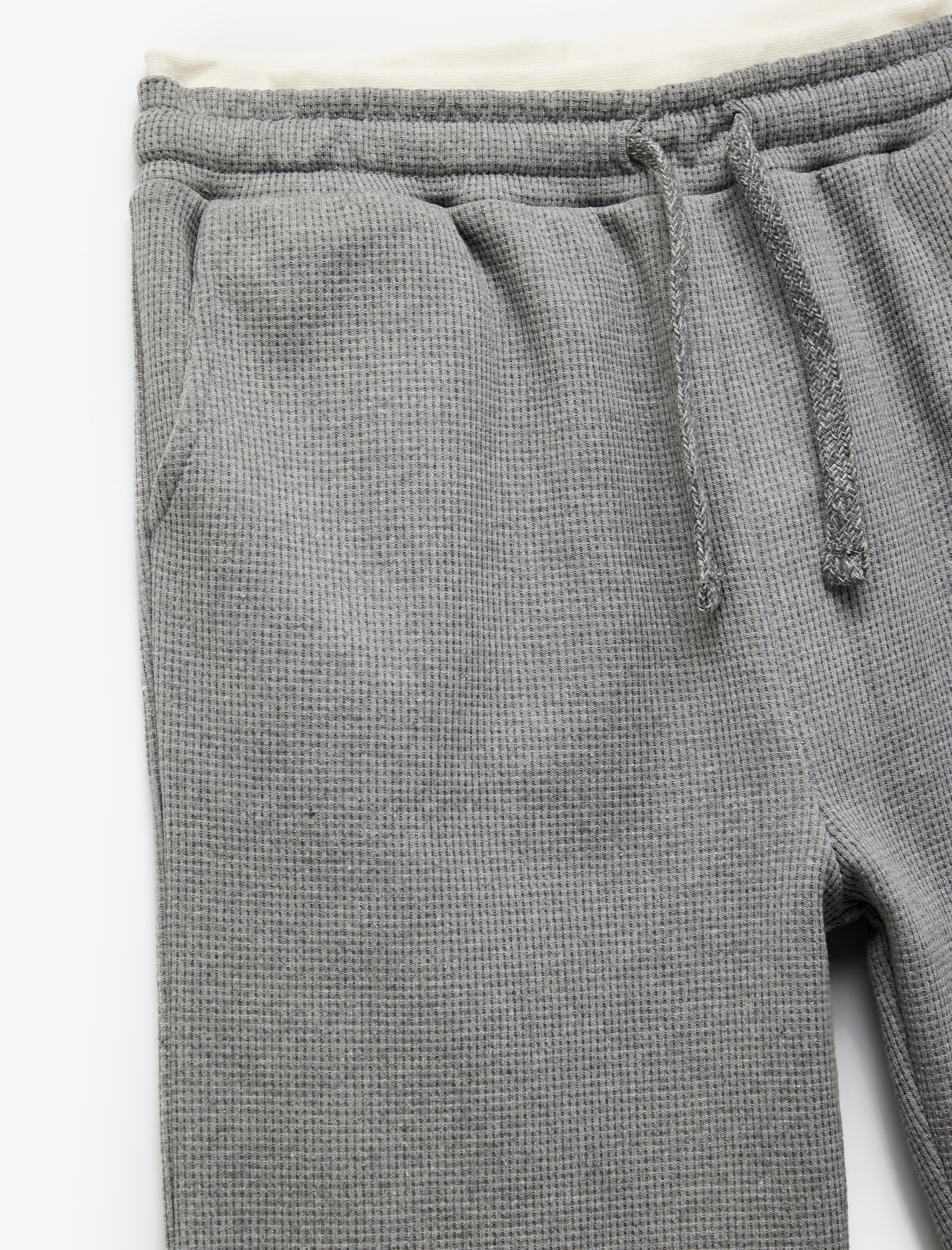  Erkek Çocuk Ribanalı Beli Bağlamalı Cepli Basic Eşofman Altı