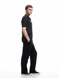 Pamuklu Dokulu Cep Detaylı Beli Bağcıklı Eşofman Altı