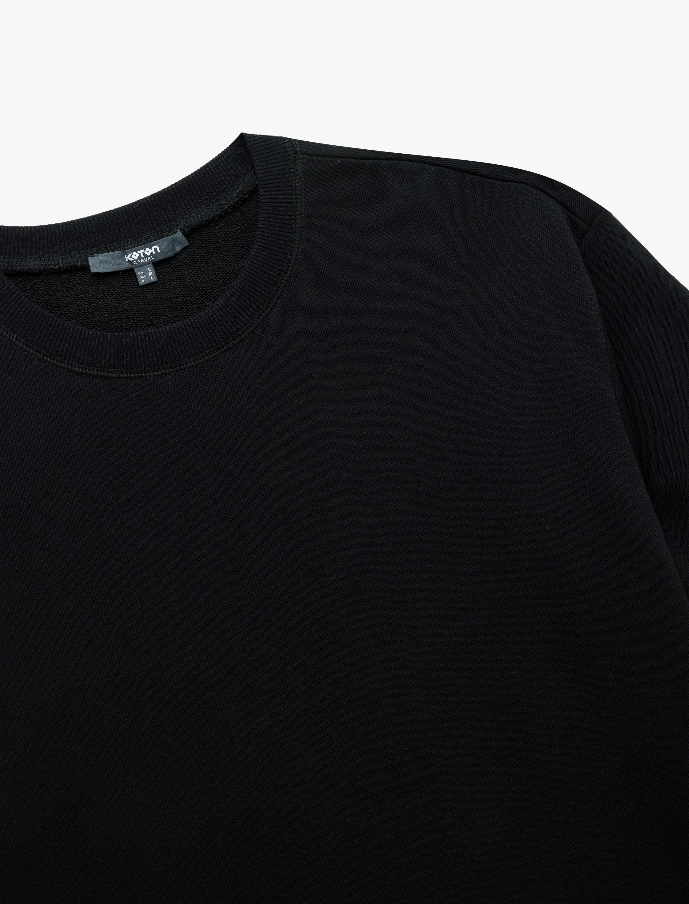   Kısa Kollu Bisiklet Yaka Tok Kumaş Şardonlu Basic Oversize Tişört