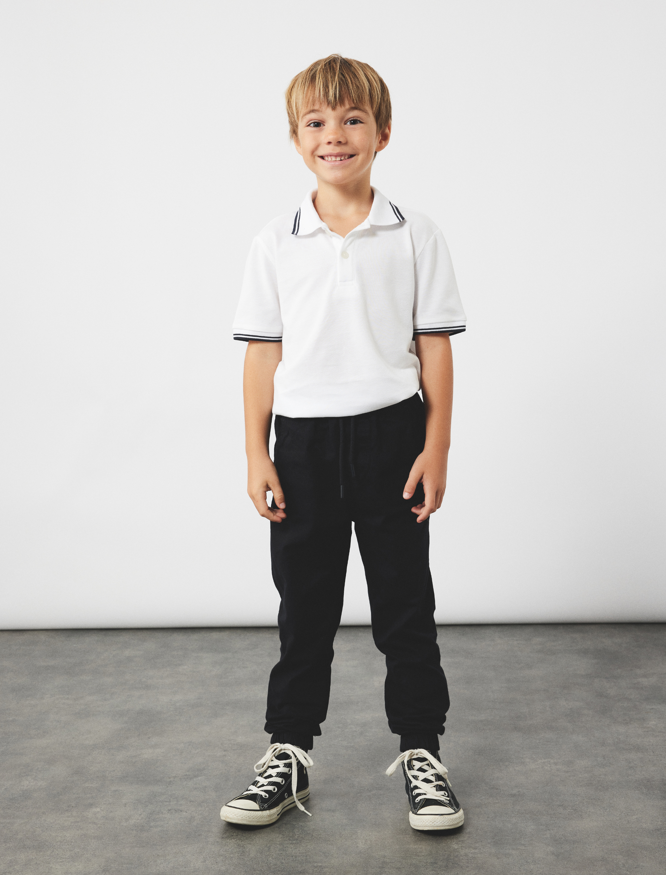  Erkek Çocuk Pamuklu Kısa Kollu Polo Yaka Tişört