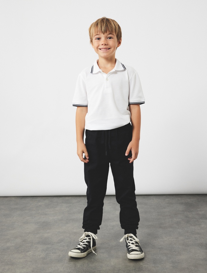 Erkek Çocuk Pamuklu Kısa Kollu Polo Yaka Tişört