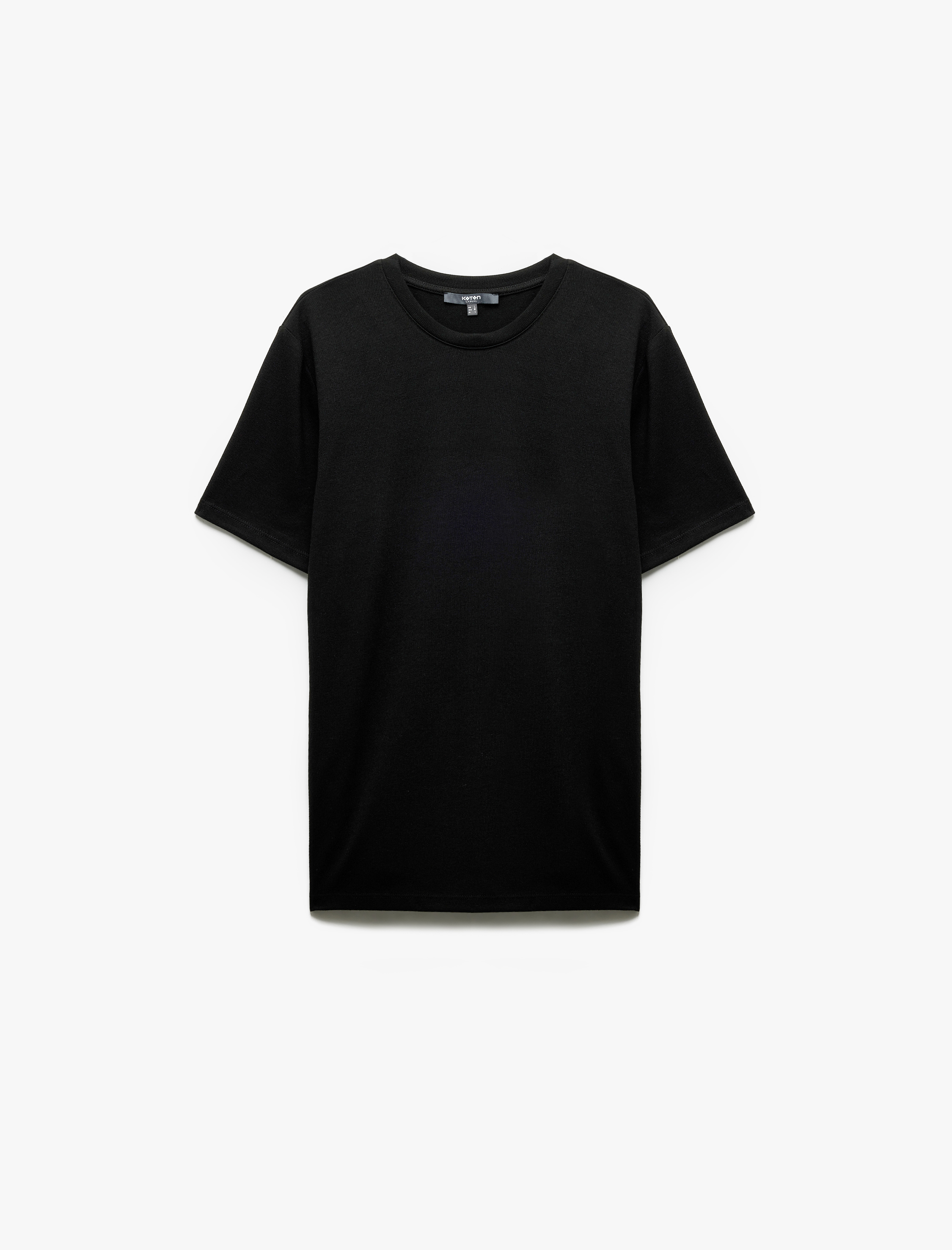   Kısa Kollu Bisiklet Yaka Basic Slim Fit Tişört