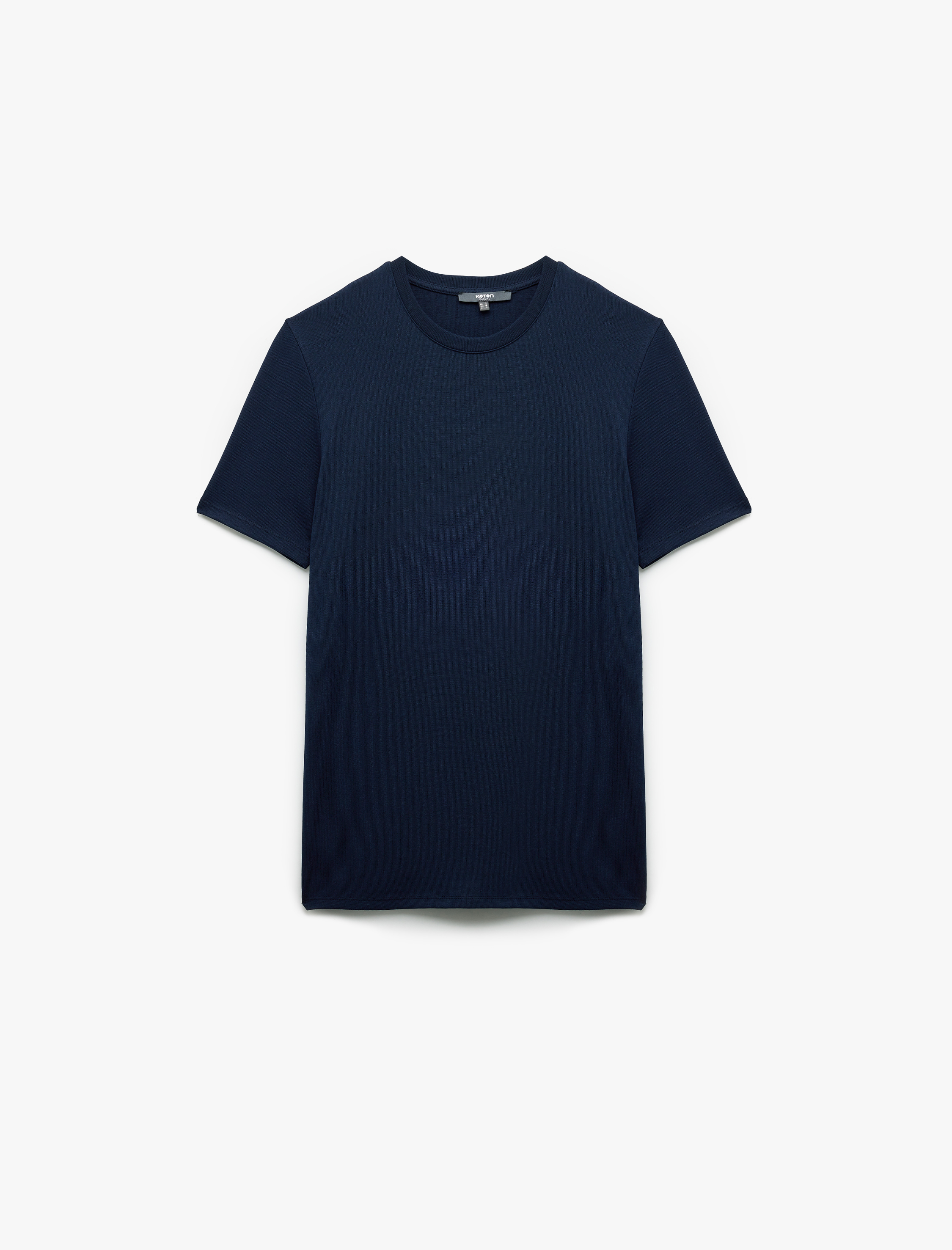   Kısa Kollu Bisiklet Yaka Basic Slim Fit Tişört