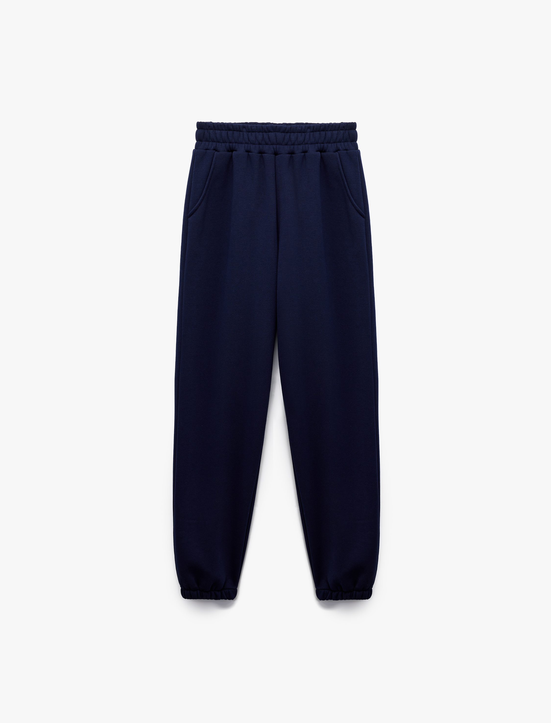   Şardonlu Cepli Beli Lastikli Oversize Jogger Eşofman Altı