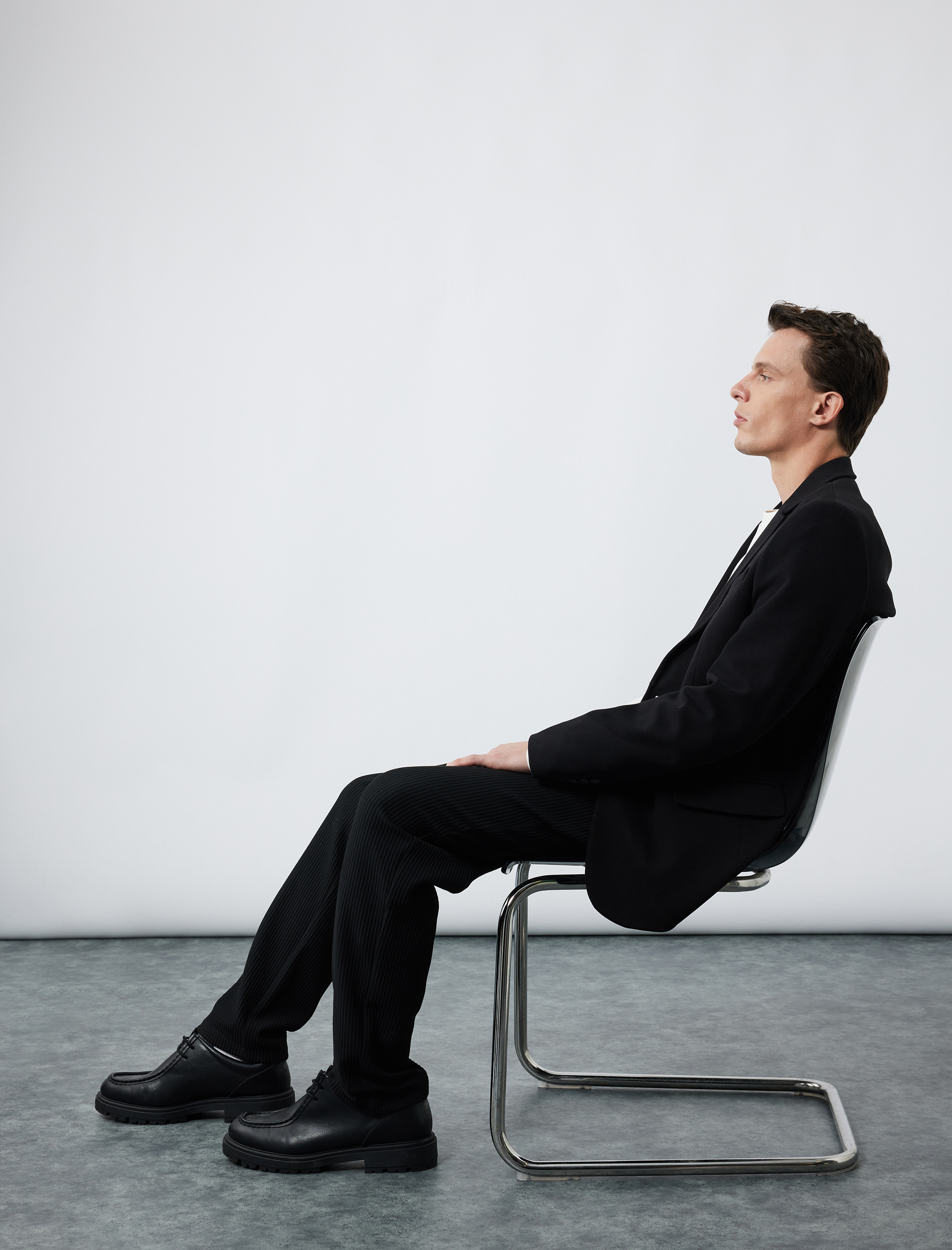   Normal Bel Cep Detaylı Düğmeli Fitilli Chino Pantolon