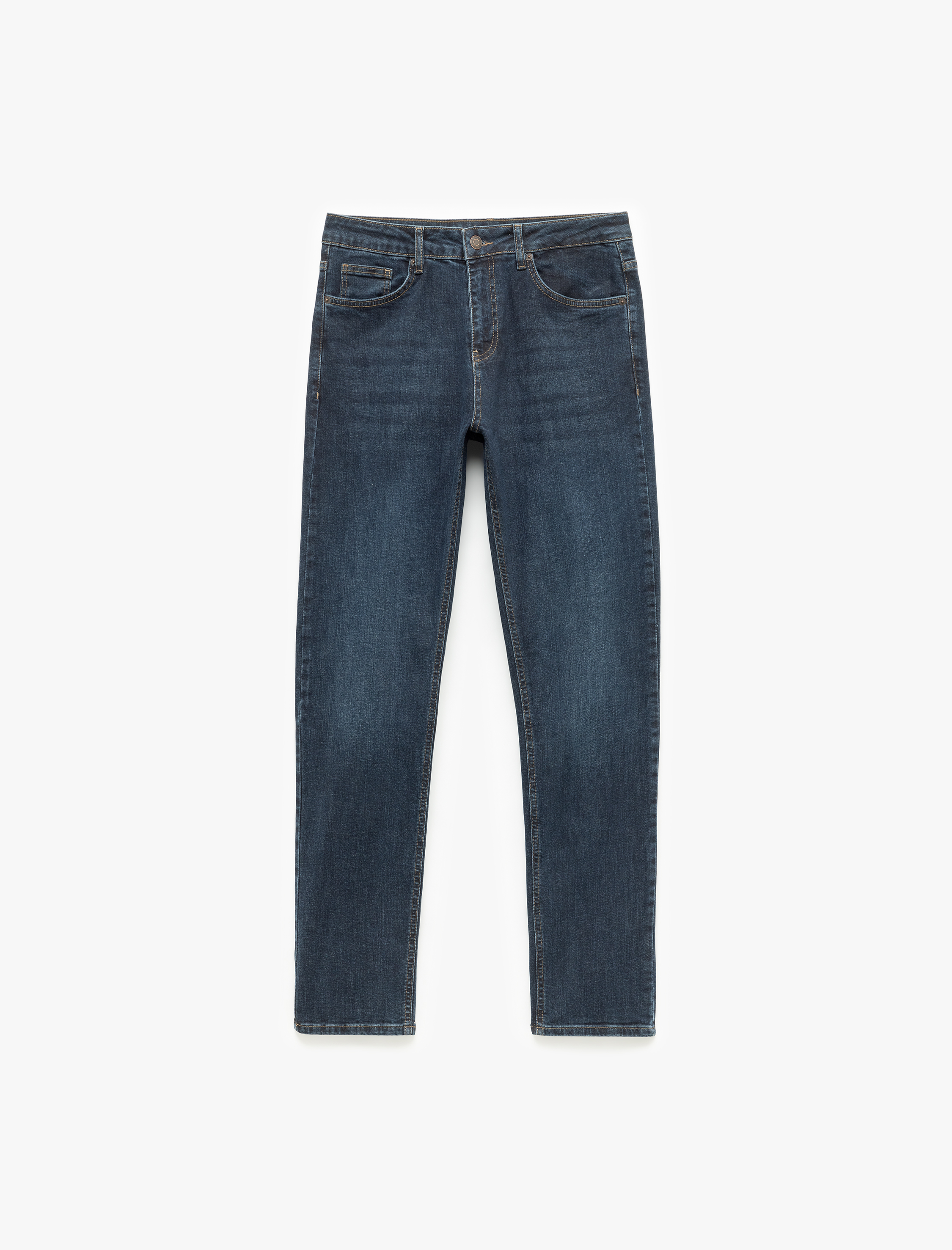  Normal Bel Pamuklu Slim Fit Jean Pantolon - Brad Jean