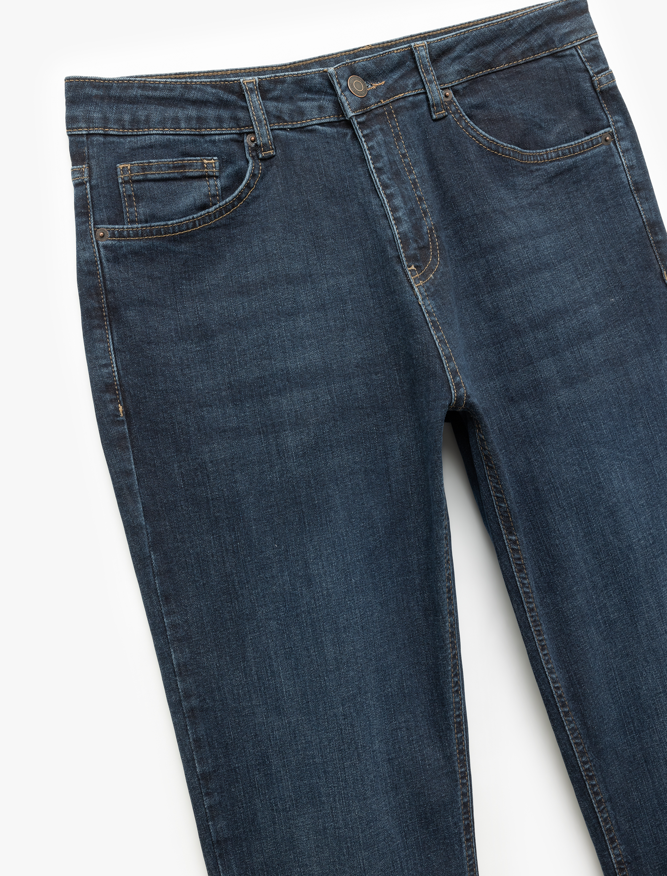   Normal Bel Pamuklu Slim Fit Jean Pantolon - Brad Jean