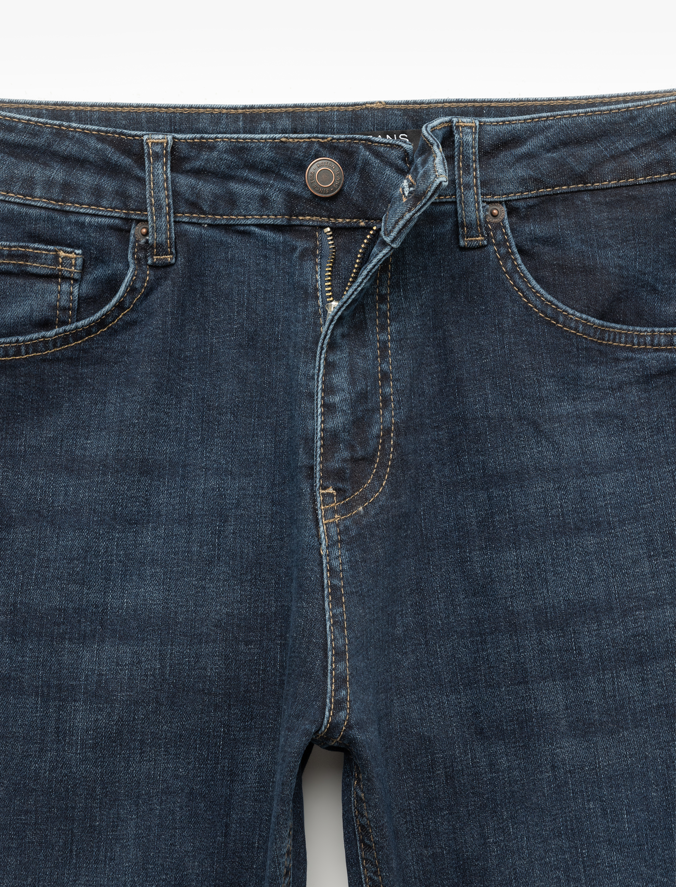   Normal Bel Pamuklu Slim Fit Jean Pantolon - Brad Jean