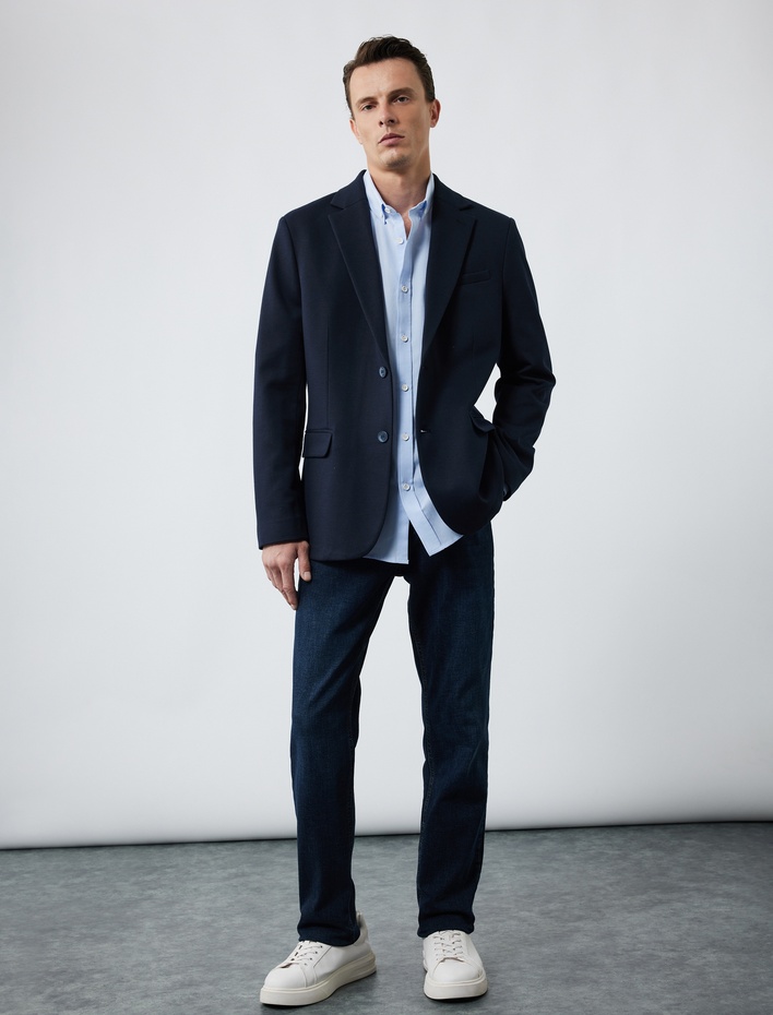  Normal Bel Pamuklu Slim Fit Jean Pantolon - Brad Jean