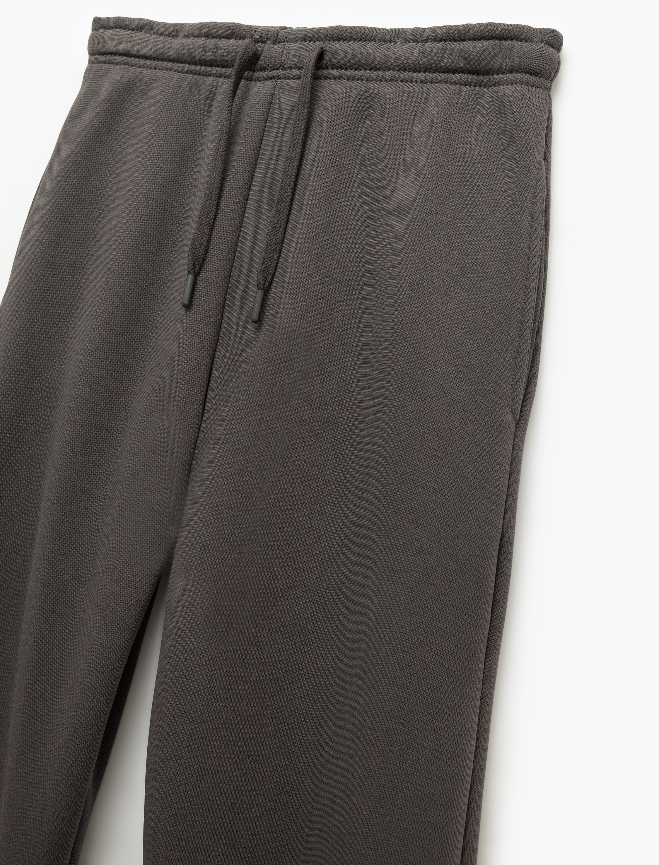   Pamuklu Şardonlu Cepli Beli Bağcıklı Oversize Jogger Eşofman Altı