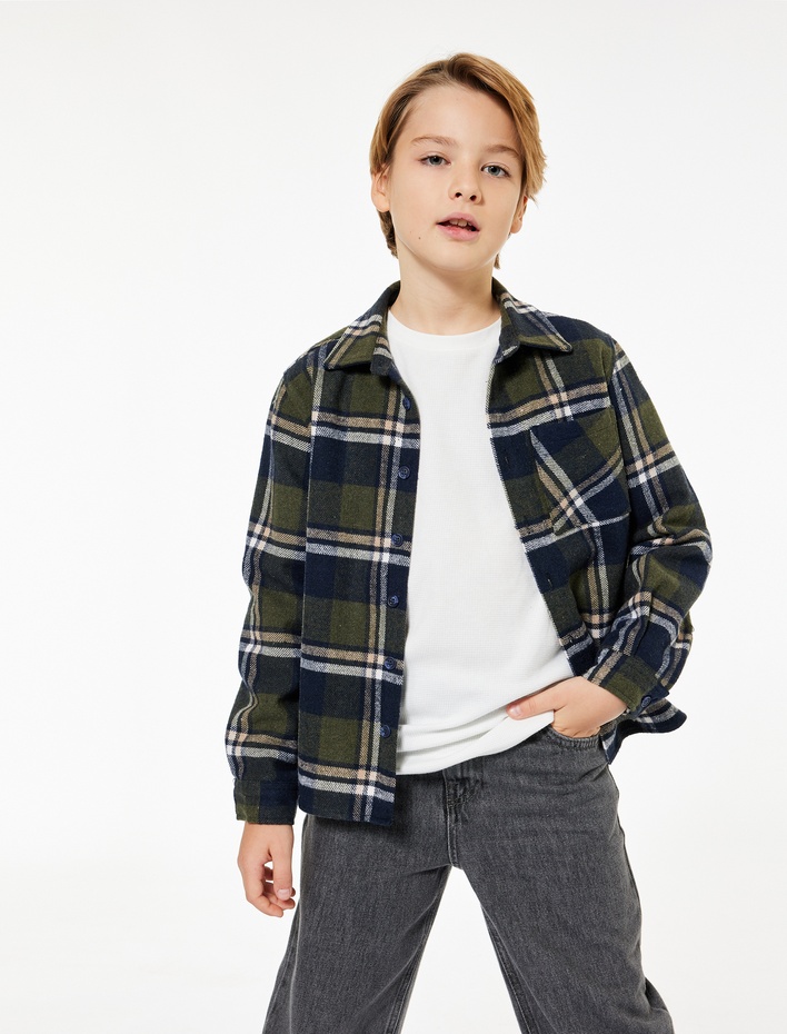 Erkek Çocuk Pamuklu Rahat Kesim Denim Pantolon