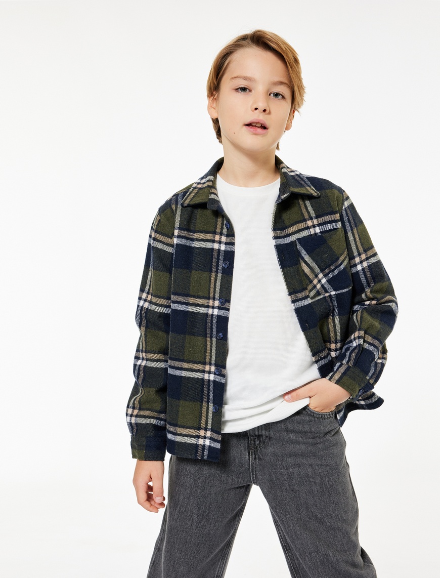  Erkek Çocuk Pamuklu Rahat Kesim Denim Pantolon