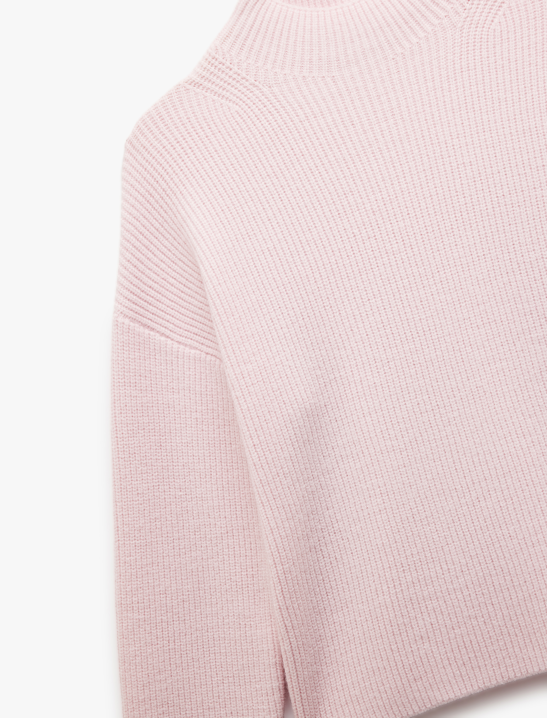   Dik Yaka Uzun Kollu Rahat Kalıp Basic Triko Kazak