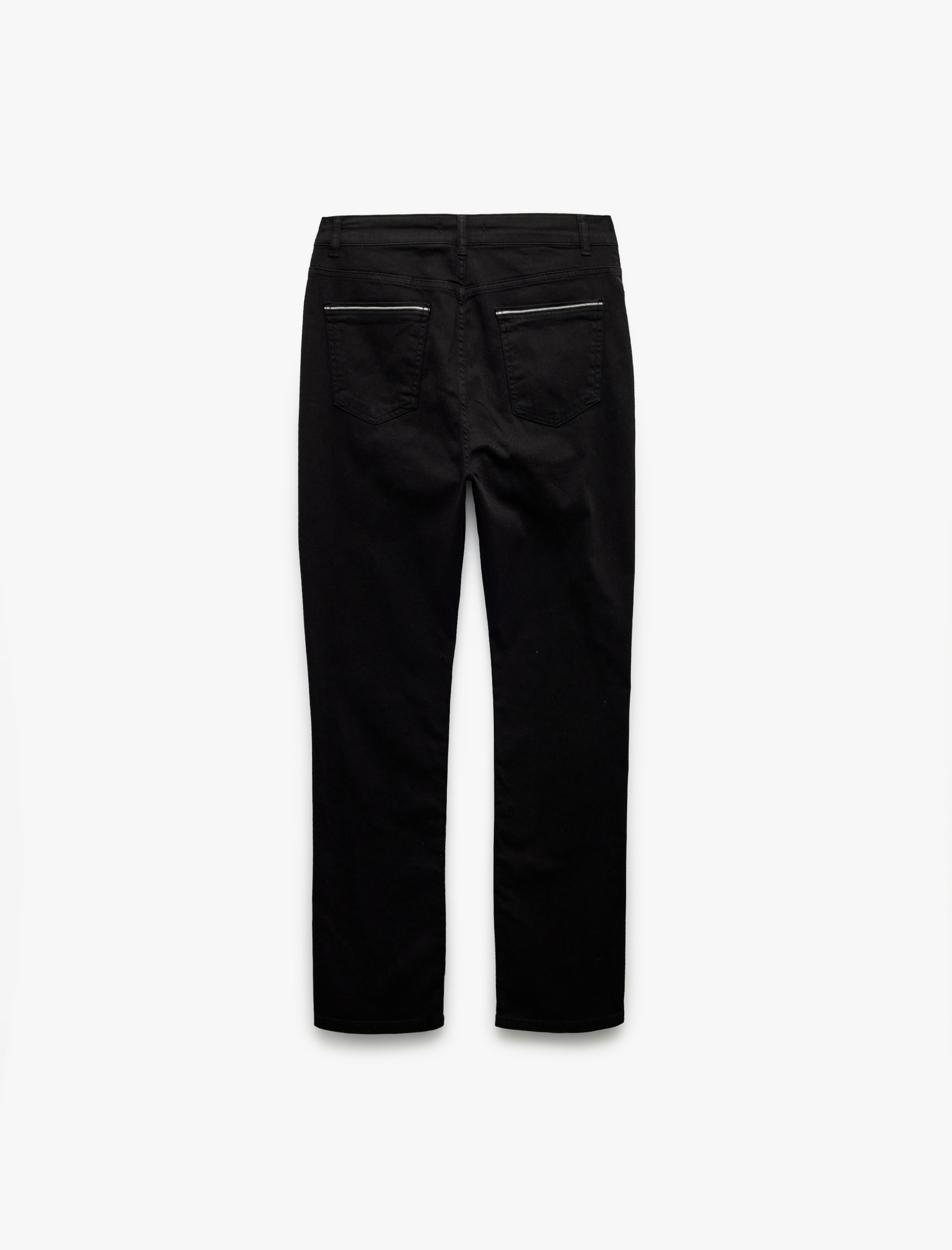   Normal Bel Düğmeli Pamuklu Cep Detaylı Gabardin Pantolon