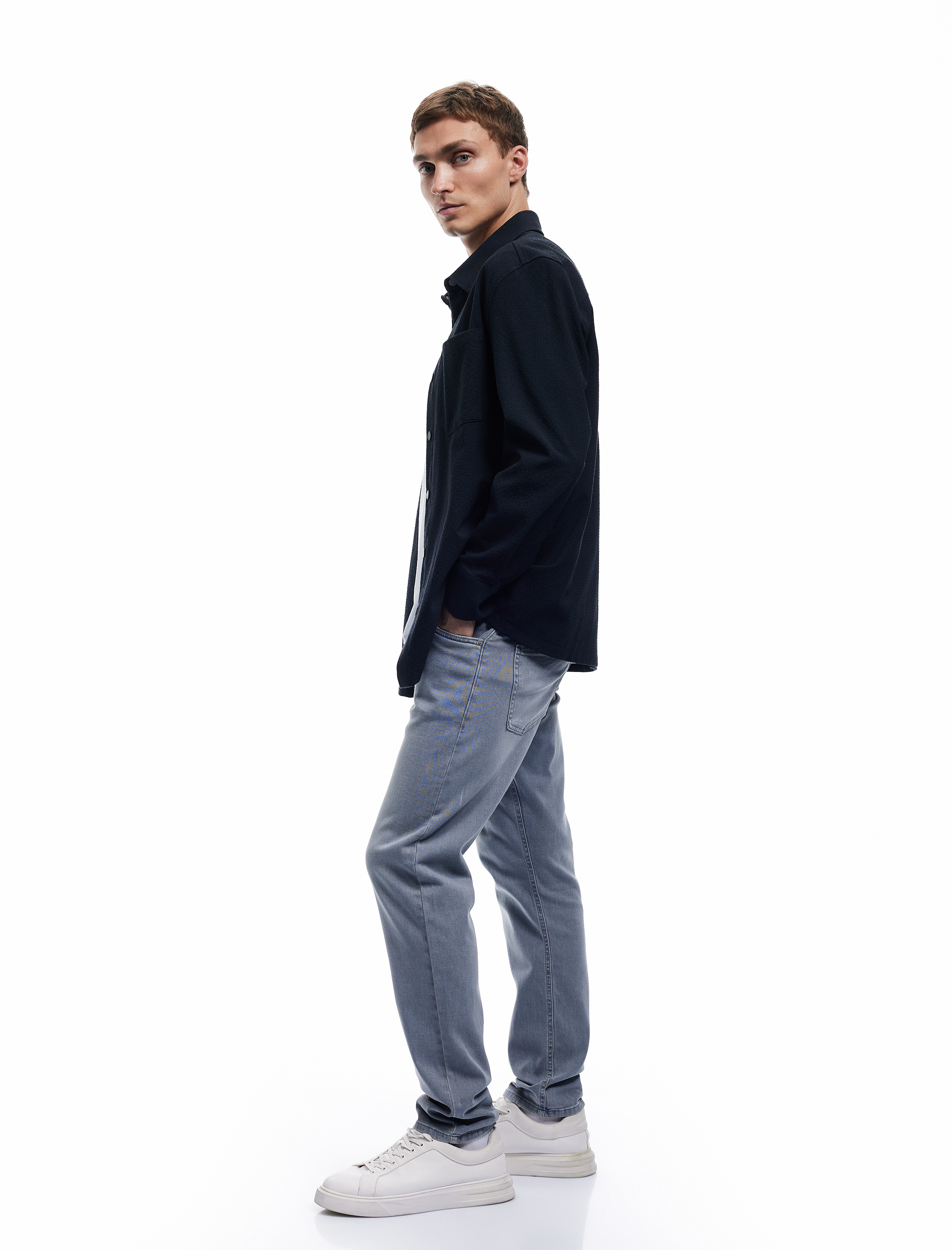 Normal Bel Cepli Slim Fit Jean Pantolon - Brad Jean