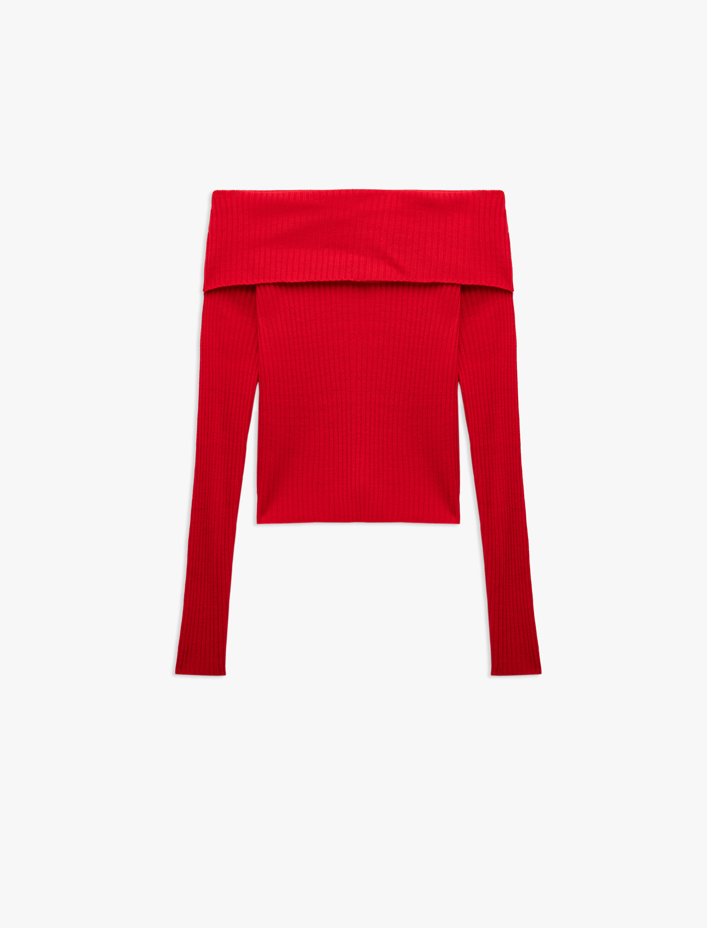 Madonna Yaka Uzun Kollu Slim Fit Triko Kazak