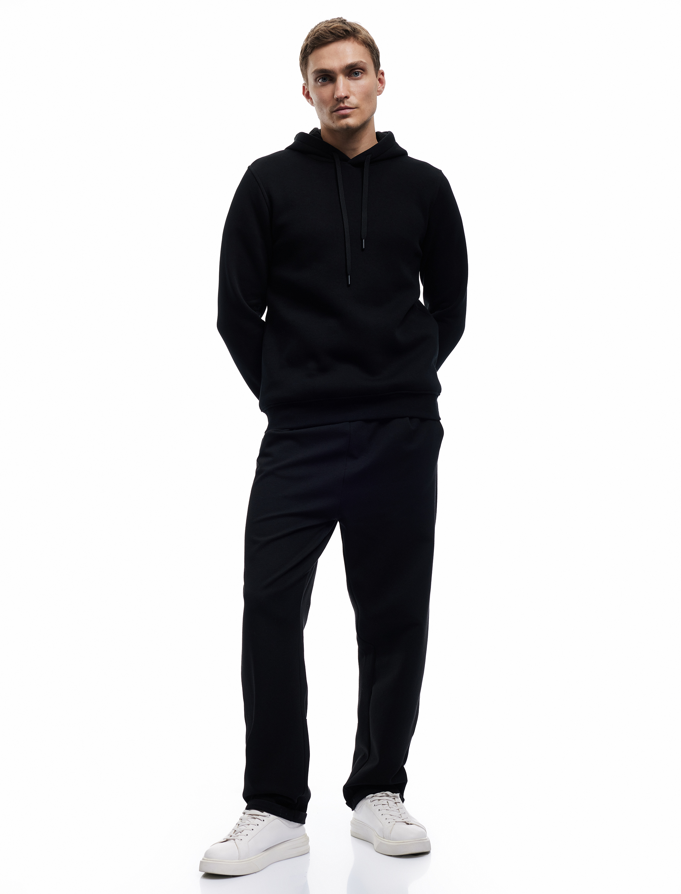   Beli Bağcıklı Cepli Katlamalı Paça Pantolon Görünümlü Eşofman Altı