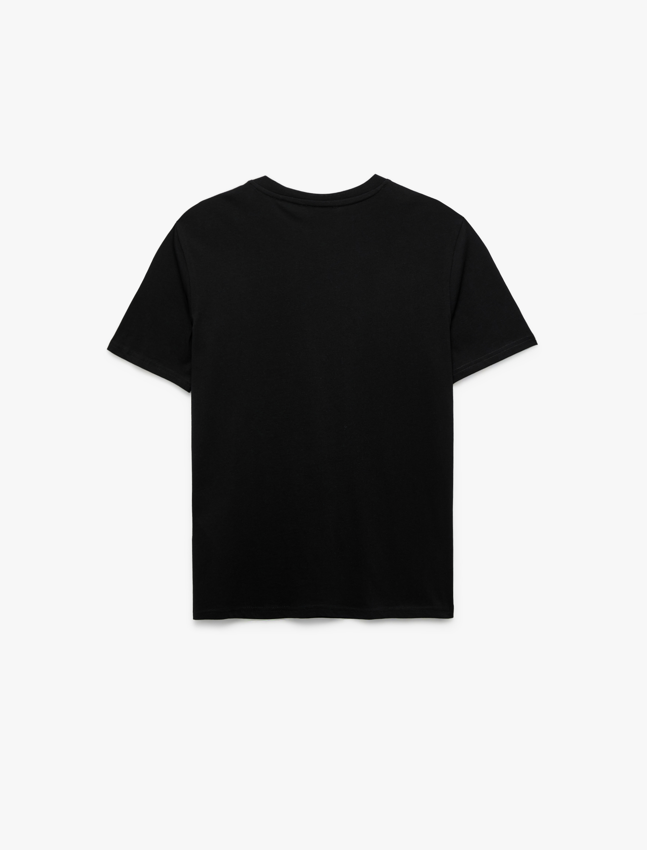   Bisiklet Yaka Kısa Kollu Regular Fit Pamuklu Basic 3'lü Tişört Seti