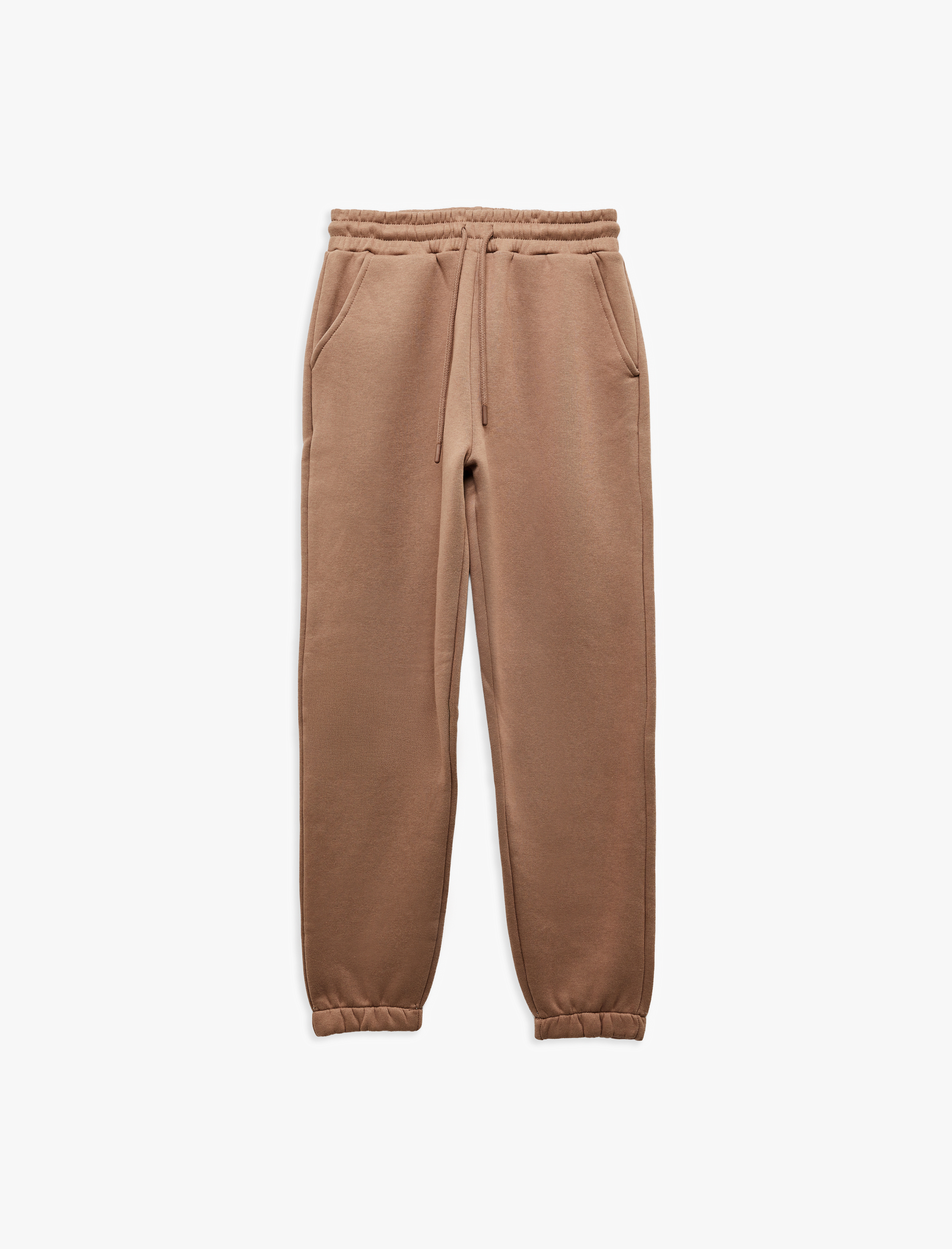   Üç İplik Şardonlu Cepli 2'li Jogger Eşofman Altı Seti