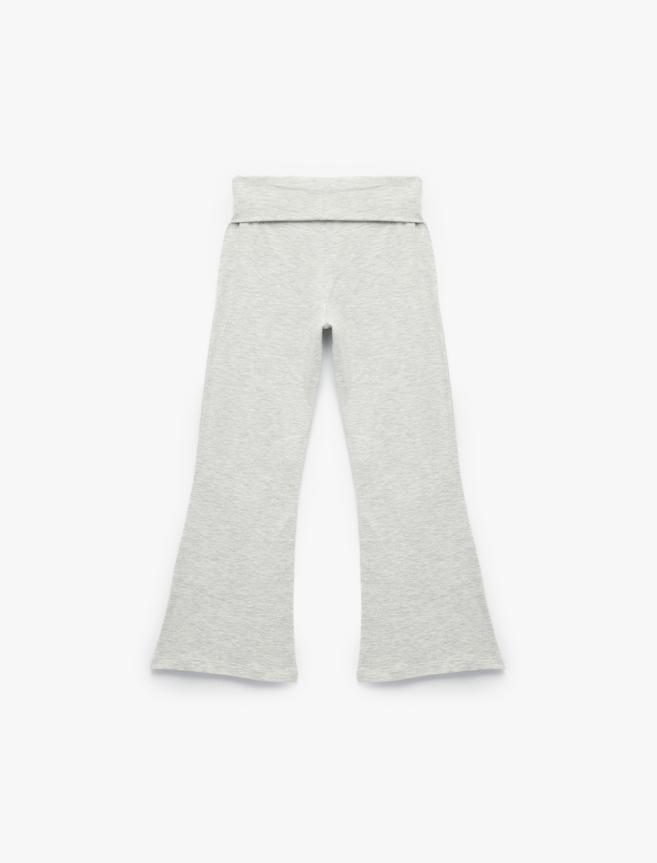  Kız Çocuk Pamuklu İspanyol Paça Slim Fit Basic Pantolon