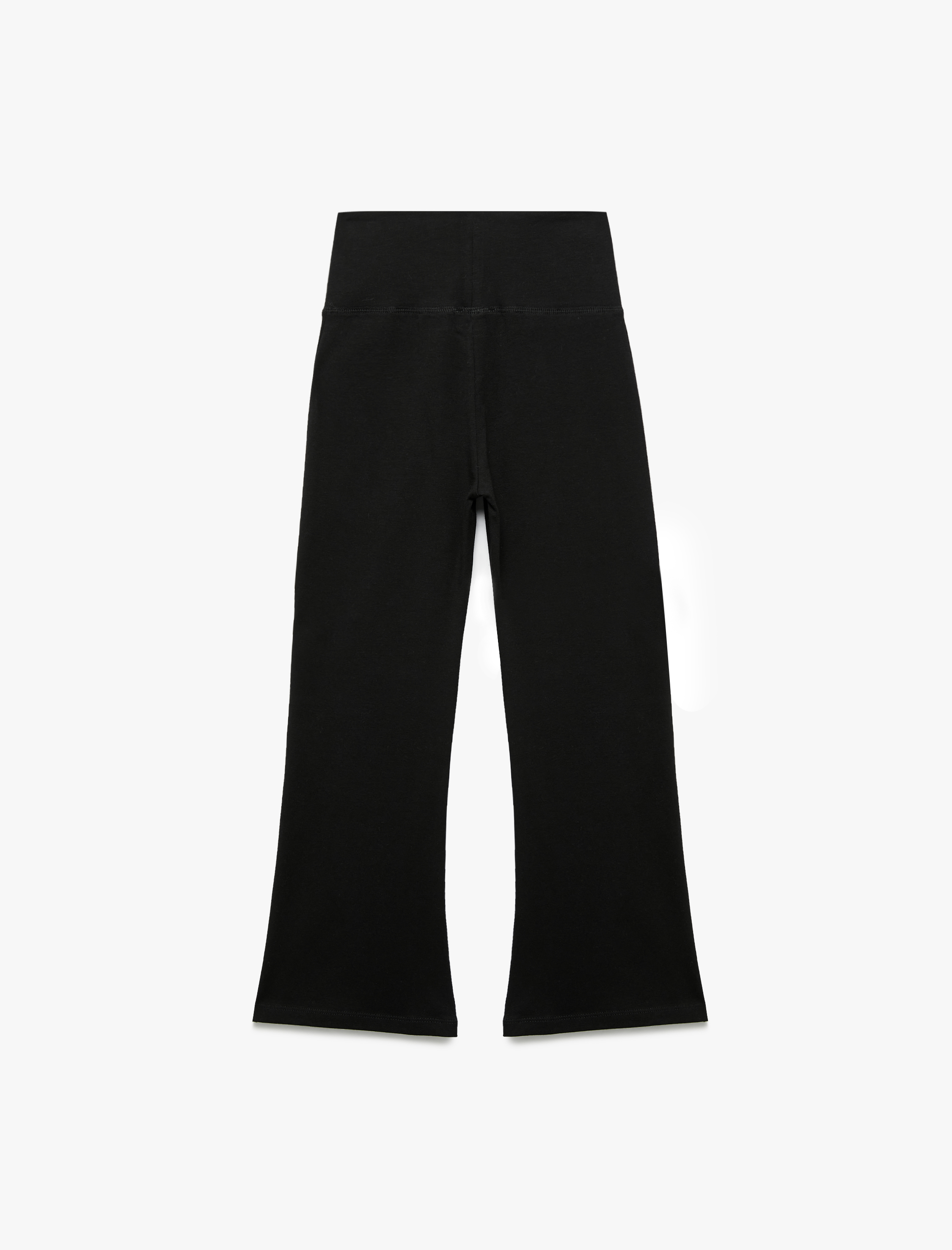  Kız Çocuk Pamuklu İspanyol Paça Slim Fit Basic Pantolon