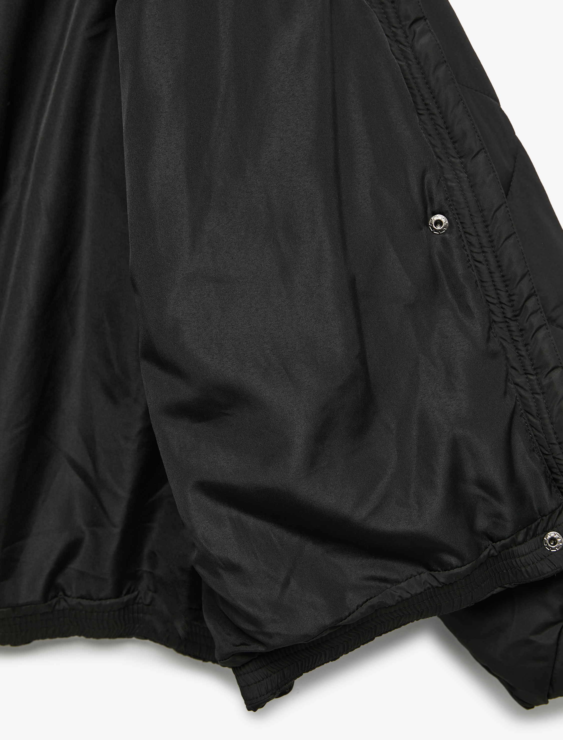   Suni Kürk Yakalı Uzun Kollu Fermuarlı Cepli Kapitone Ceket