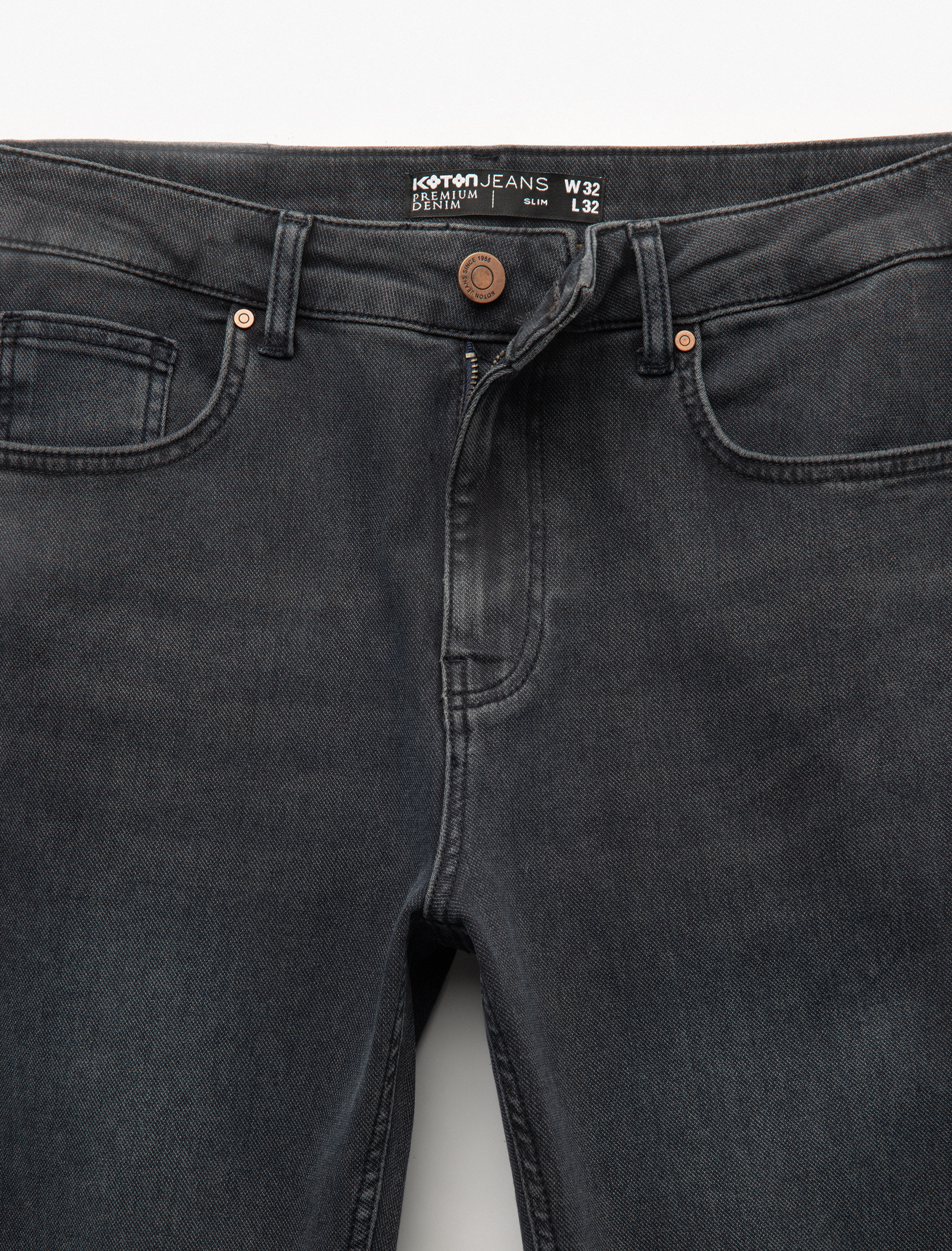  Pamuklu Normal Bel Slim Fit Jean Pantolon - Brad Jean