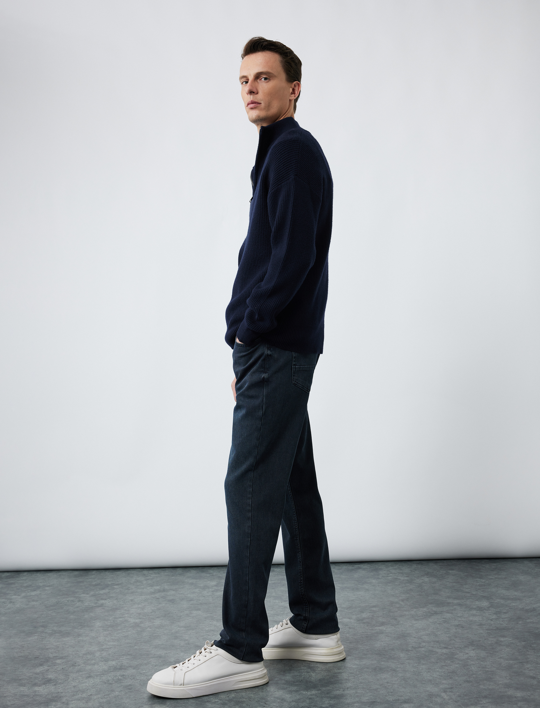   Pamuklu Normal Bel Slim Fit Jean Pantolon - Brad Jean