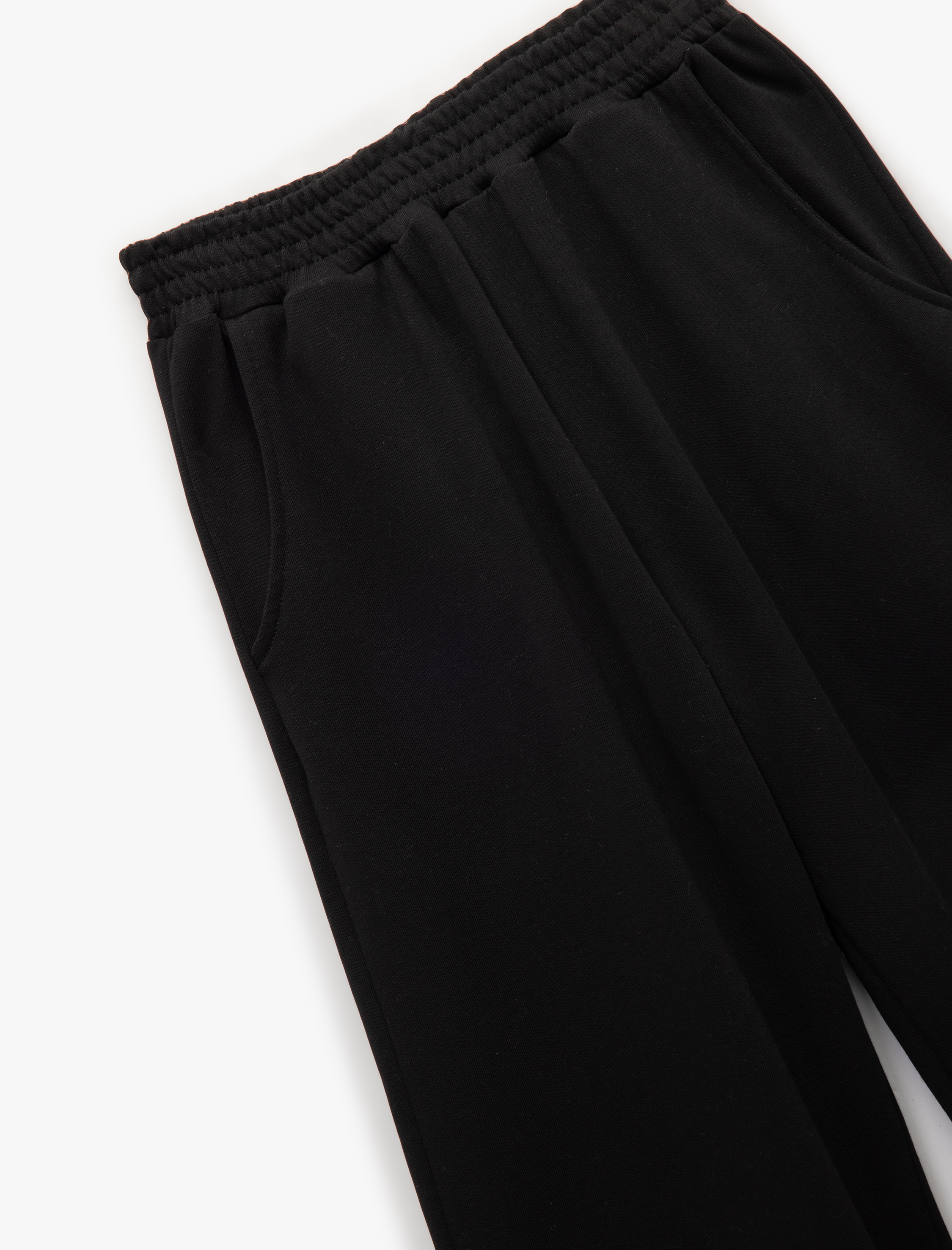   Beli Lastikli Rahat Kalıp Cepli İspanyol Paça Eşofman Altı