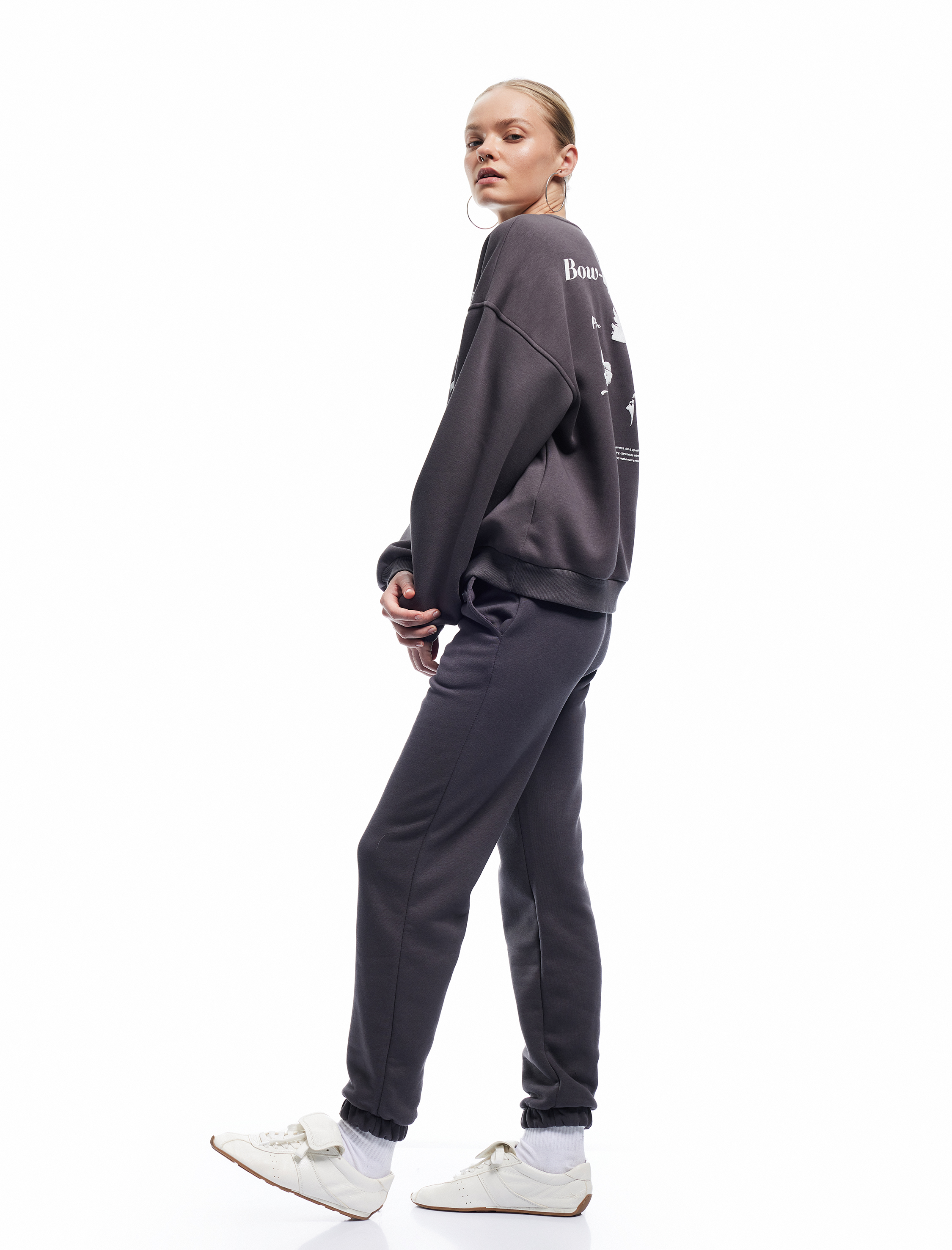   Şardonlu Cepli Beli Bağcıklı Rahat Kalıp Jogger Eşofman Altı