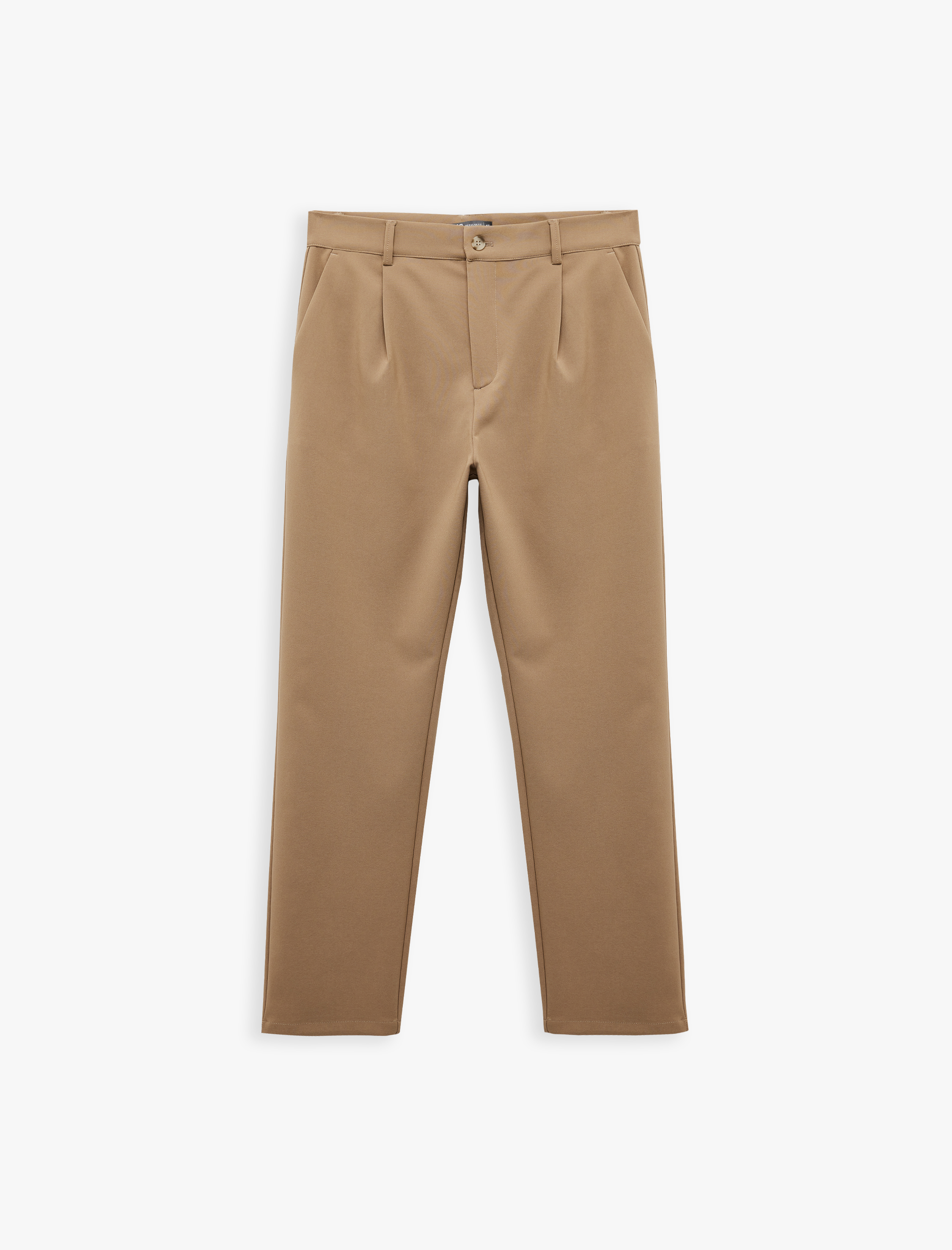   Pileli Oversize Cep Detaylı Kumaş Pantolon