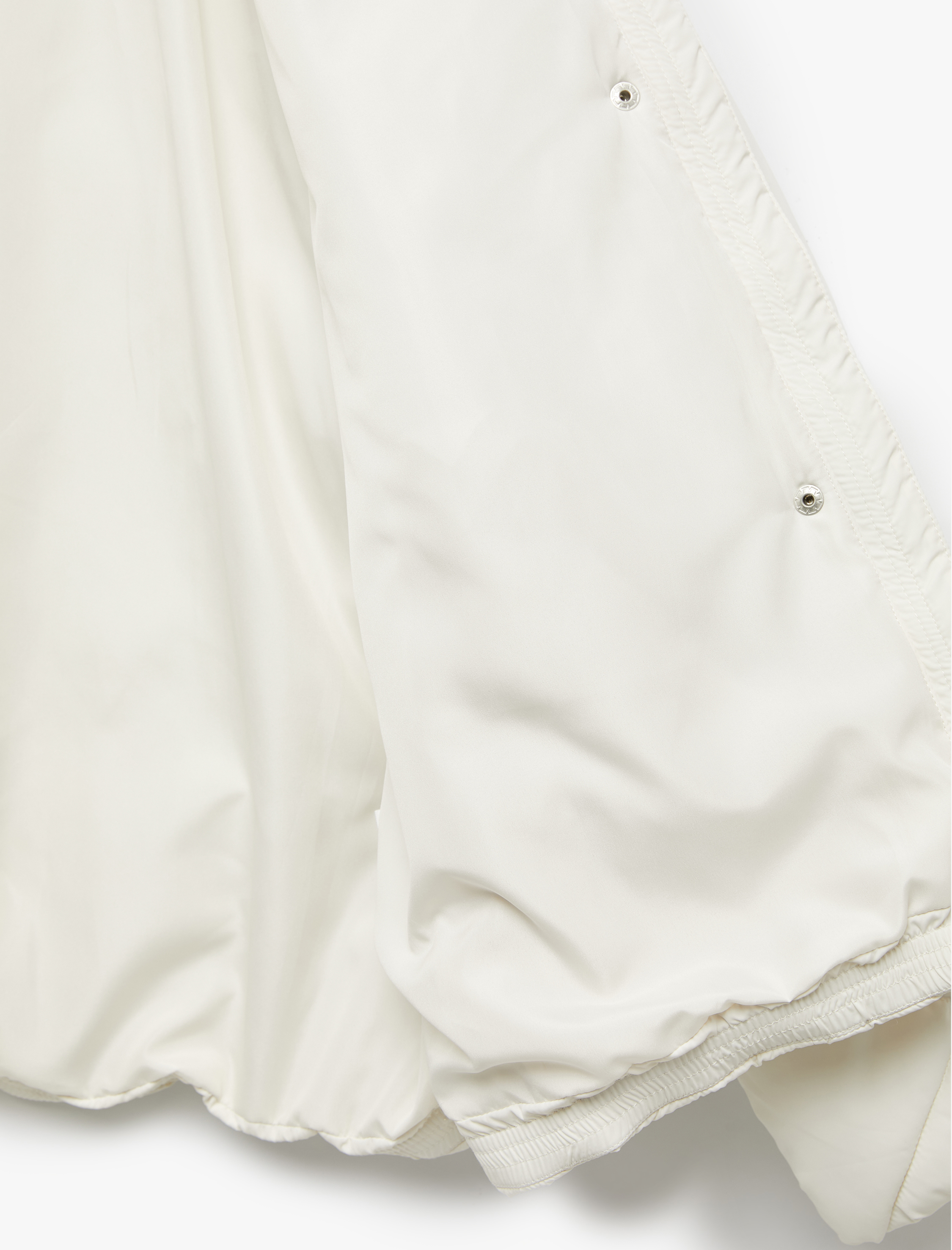   Suni Kürk Yakalı Uzun Kollu Fermuarlı Cepli Kapitone Ceket